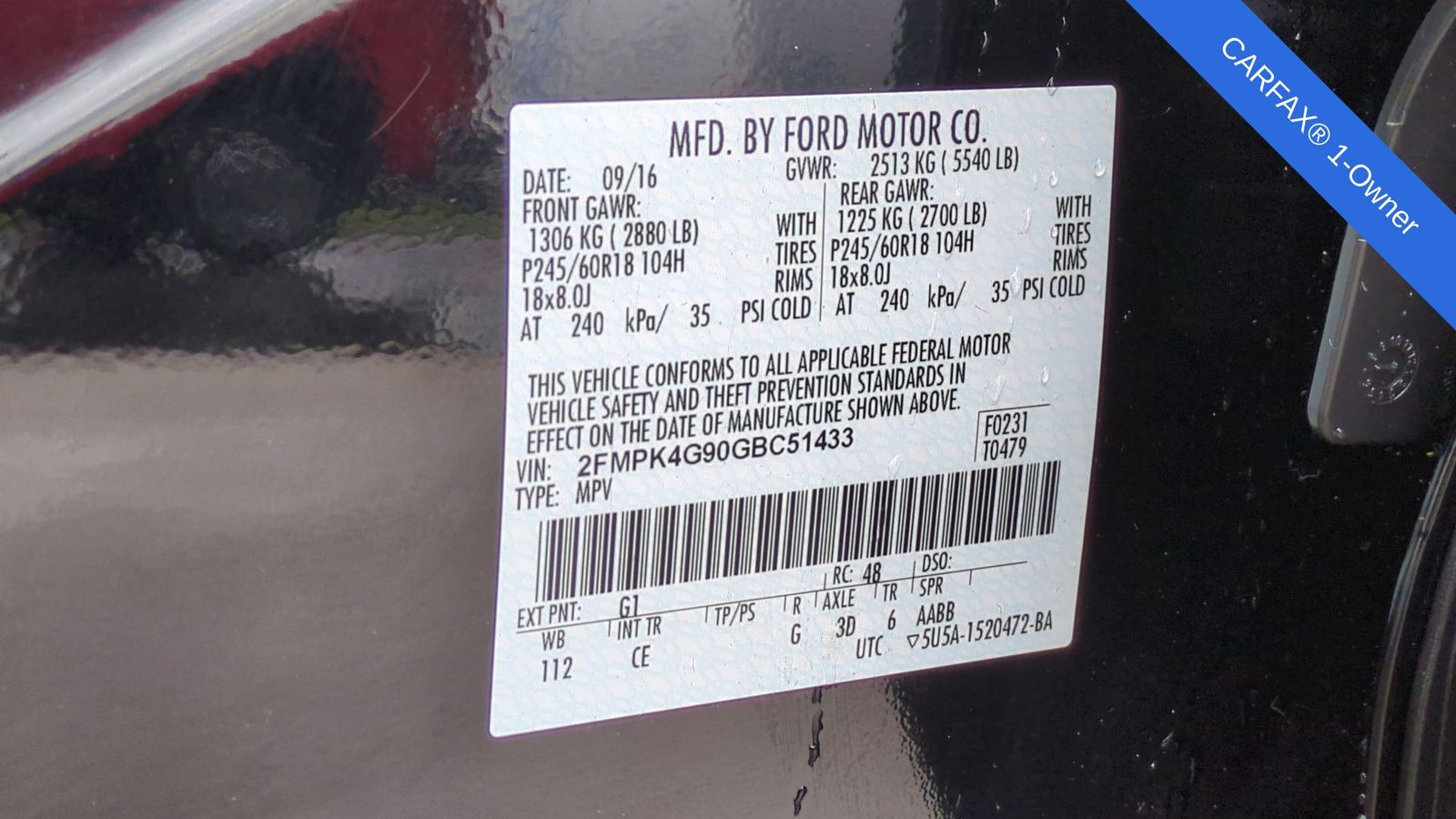 2016 Ford Edge SE 35