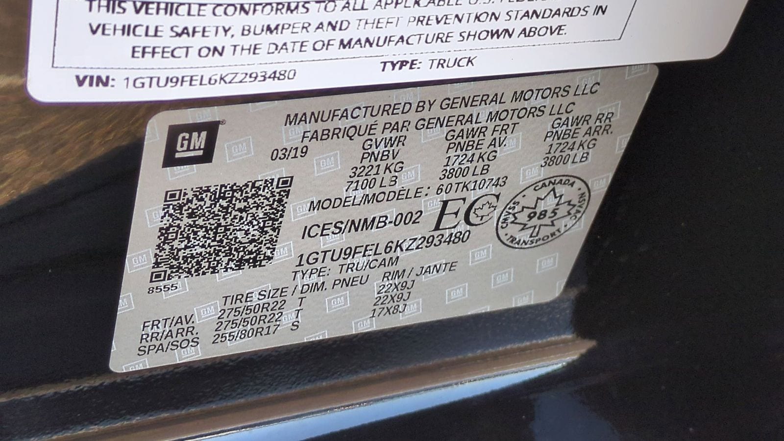 Thumbnail: 2019 GMC Sierra 1500 - 38