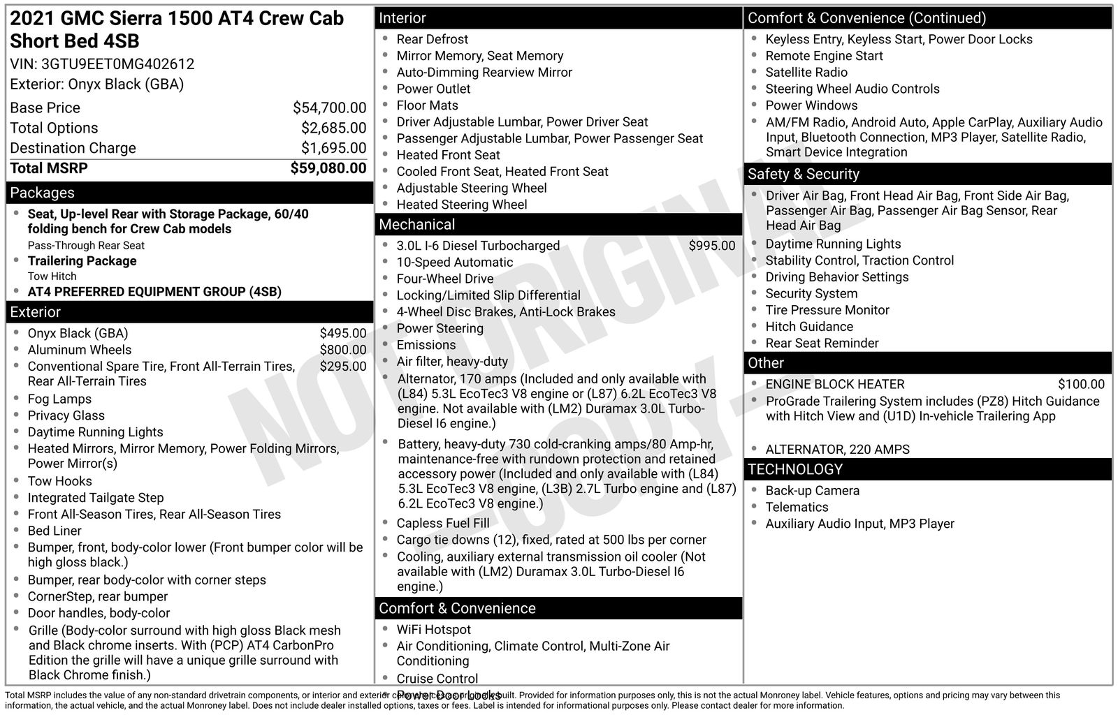 Thumbnail: 2021 GMC Sierra 1500 - 4