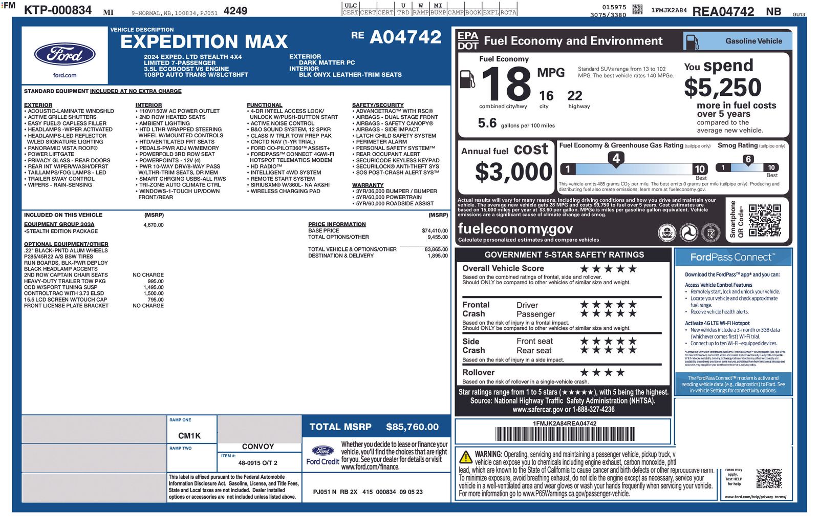 Thumbnail: 2024 Ford Expedition MAX - 4