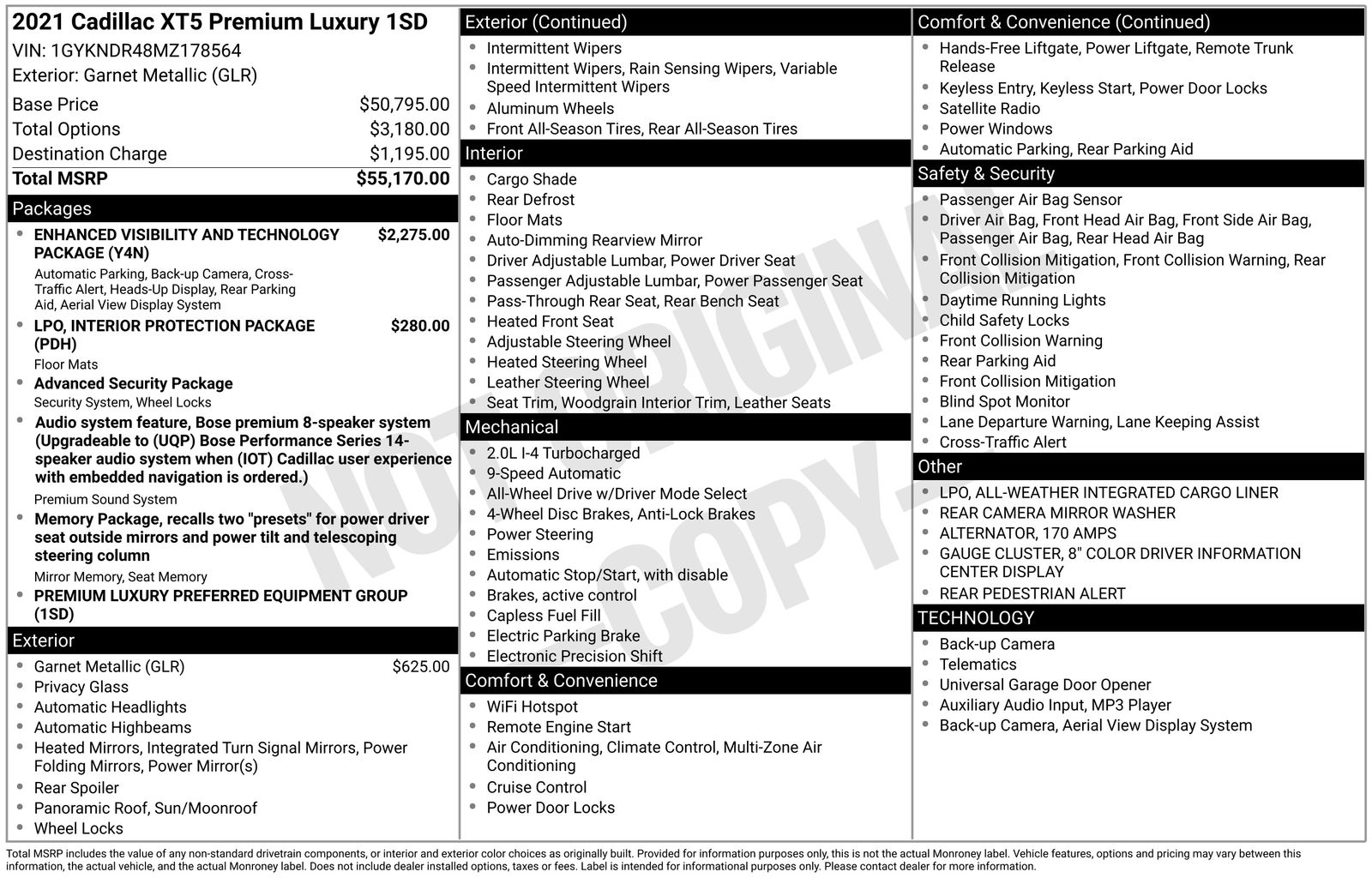 Thumbnail: 2021 Cadillac XT5 - 8
