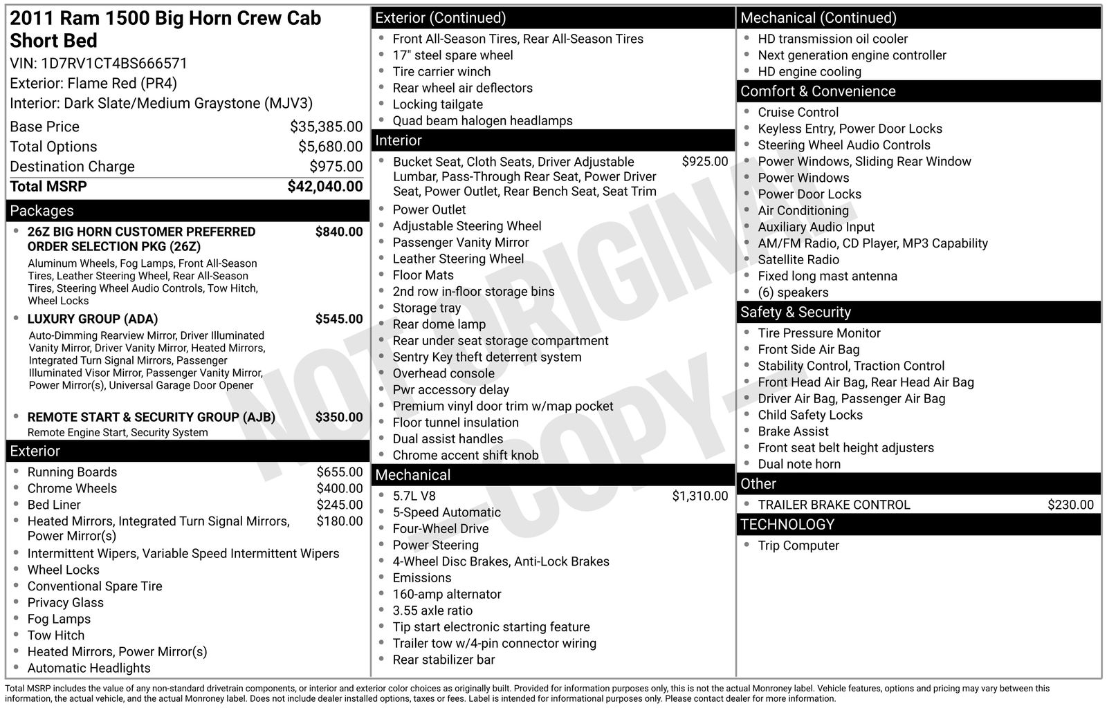 Thumbnail: 2011 RAM 1500 - 8