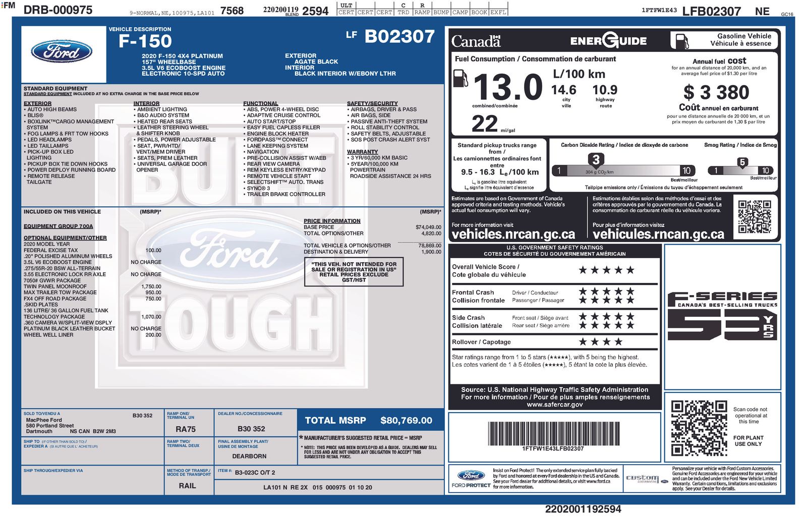 Thumbnail: 2020 Ford F-150 - 4