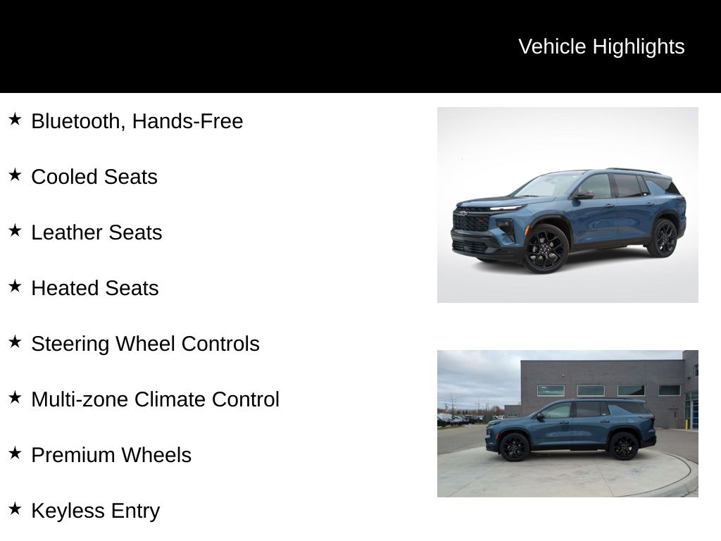 2024 Chevrolet Traverse RS 11