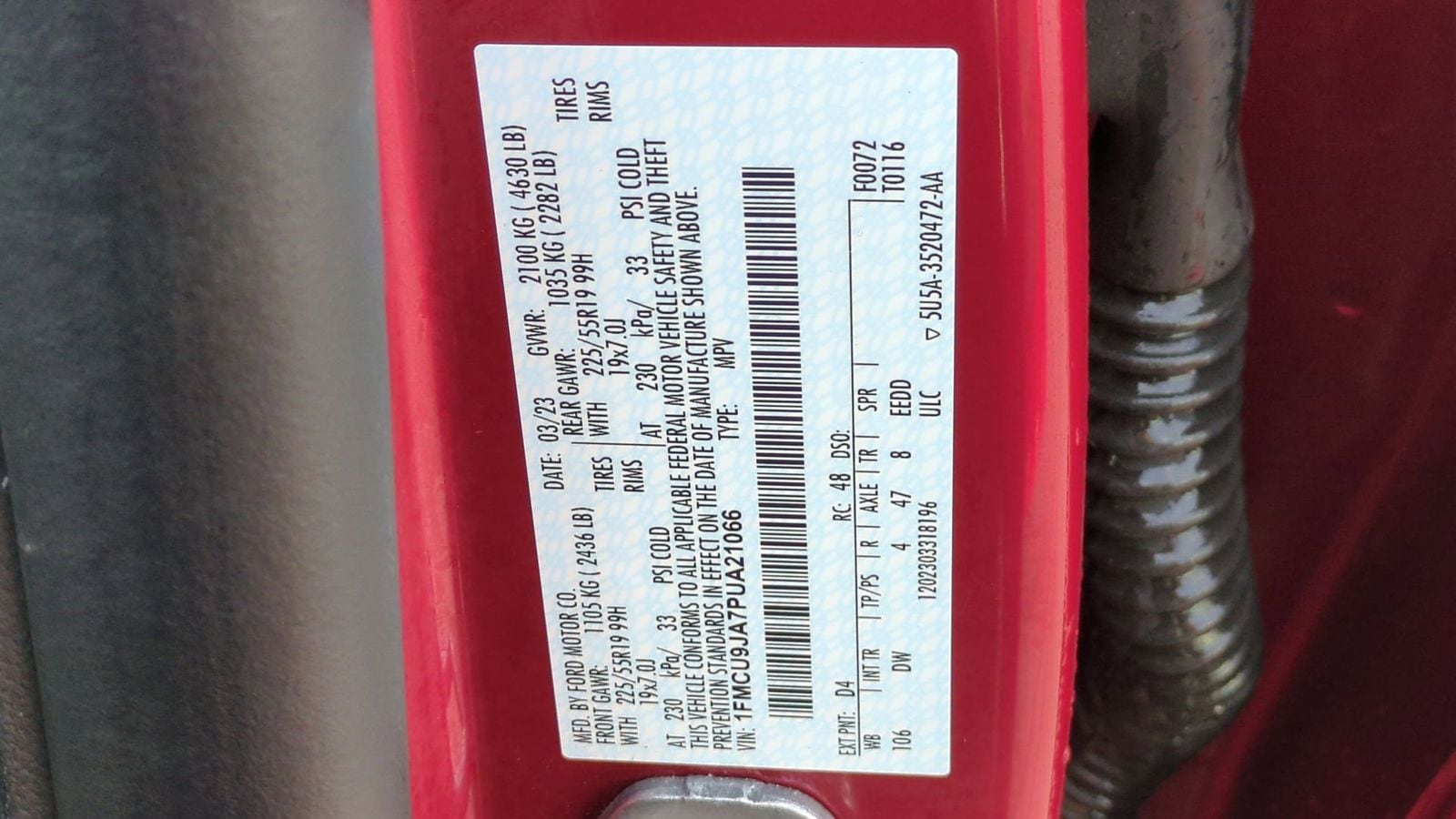 Thumbnail: 2023 Ford Escape - 40