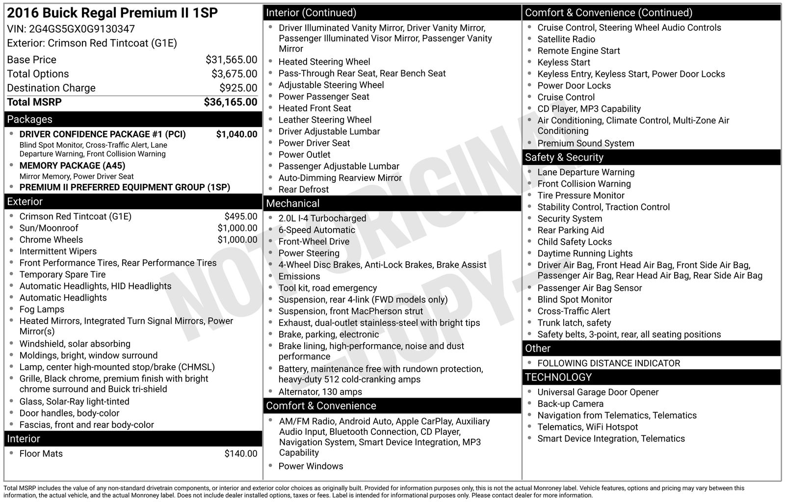 Thumbnail: 2016 Buick Regal - 4