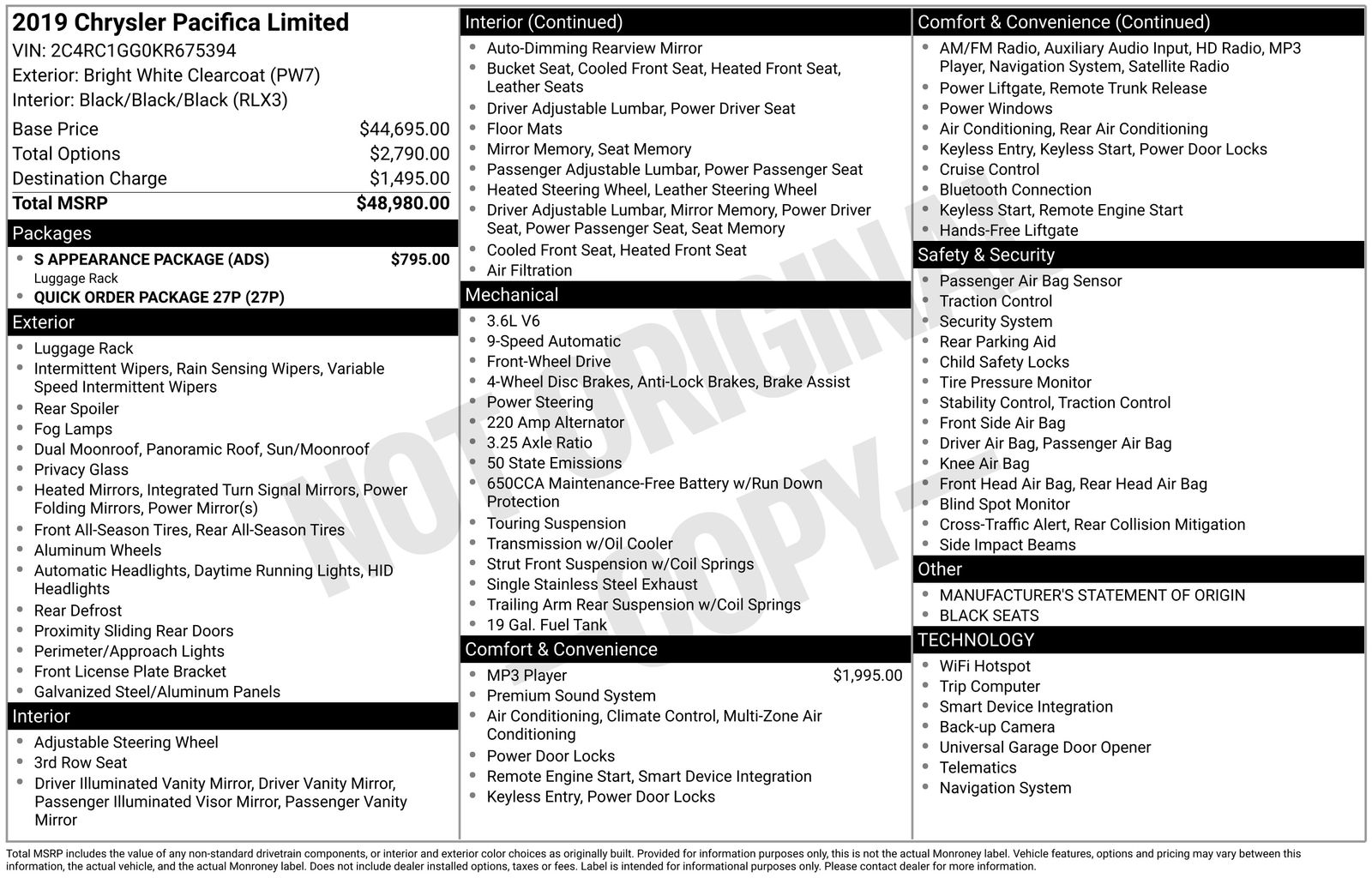 Thumbnail: 2019 Chrysler Pacifica - 8