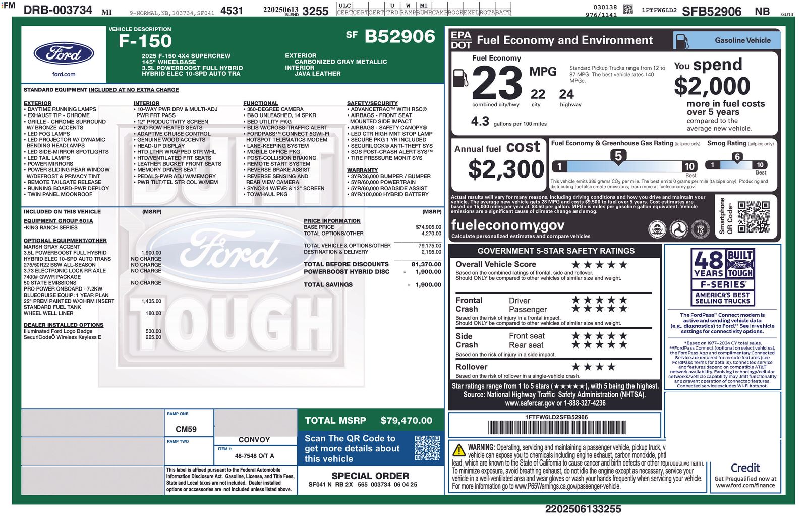 2025 Ford F-150 King Ranch Hero Image