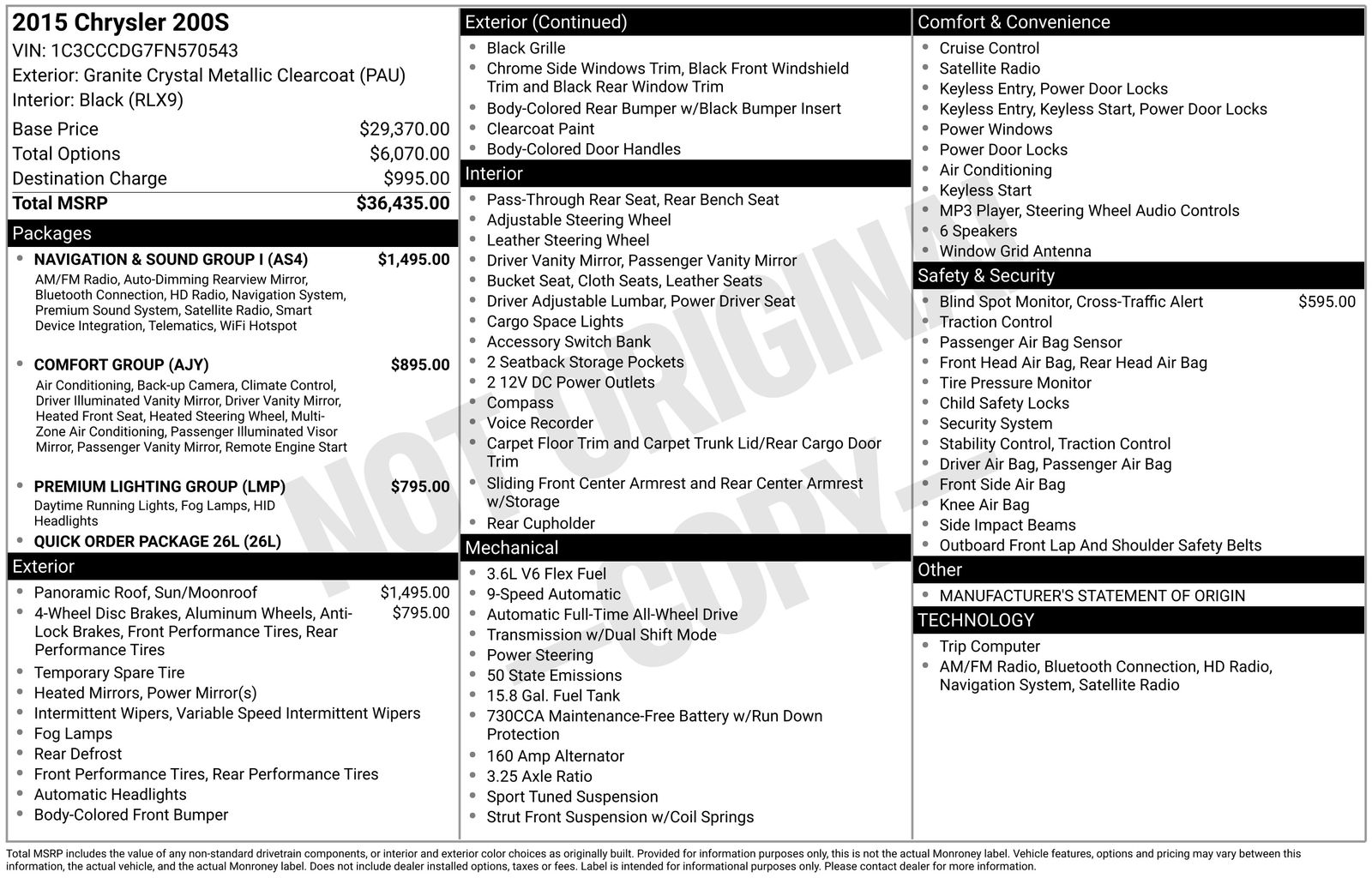 Thumbnail: 2015 Chrysler 200 - 4