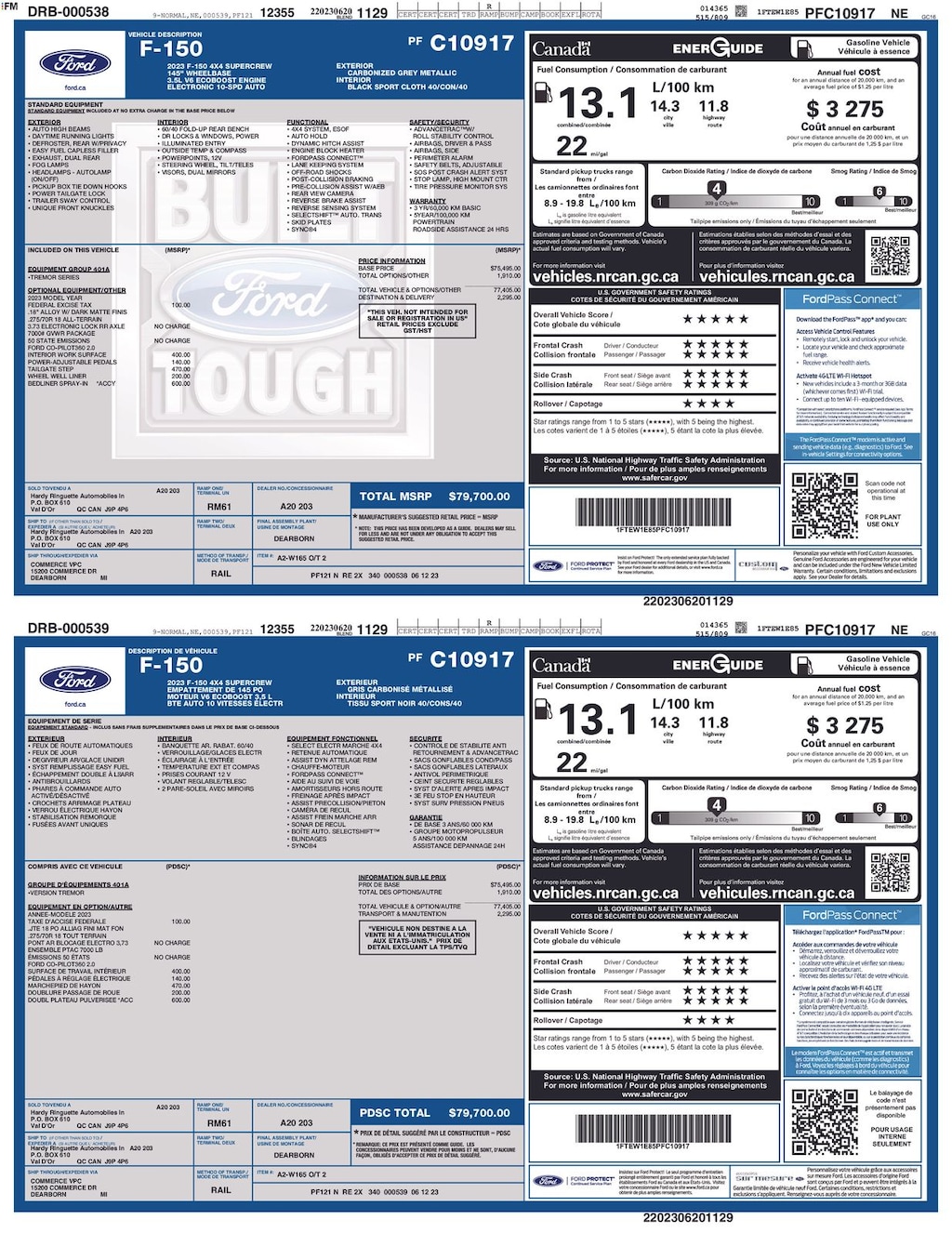 Used 2023 Ford F-150 Tremor Truck
