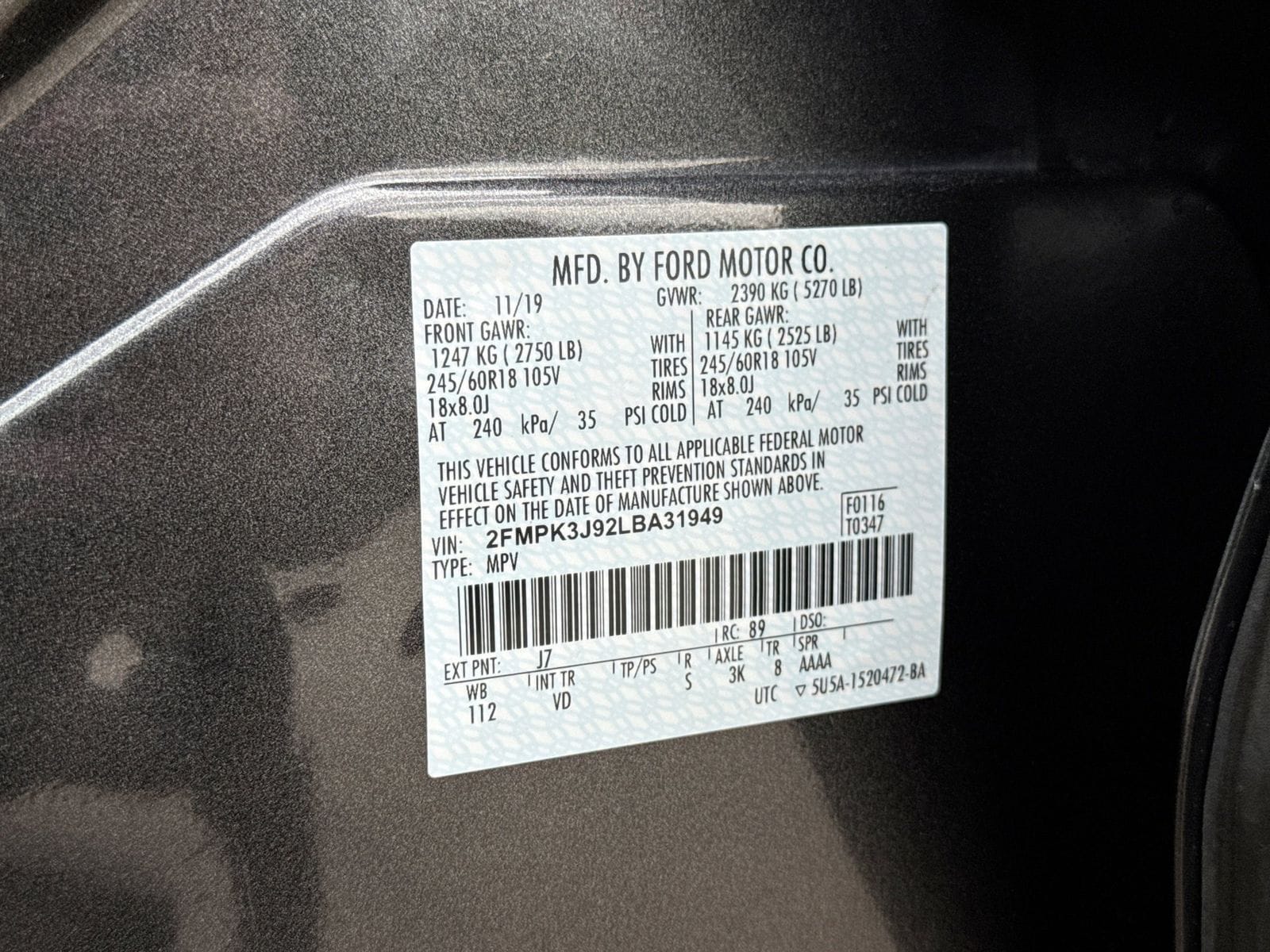 Thumbnail: 2020 Ford Edge - 35