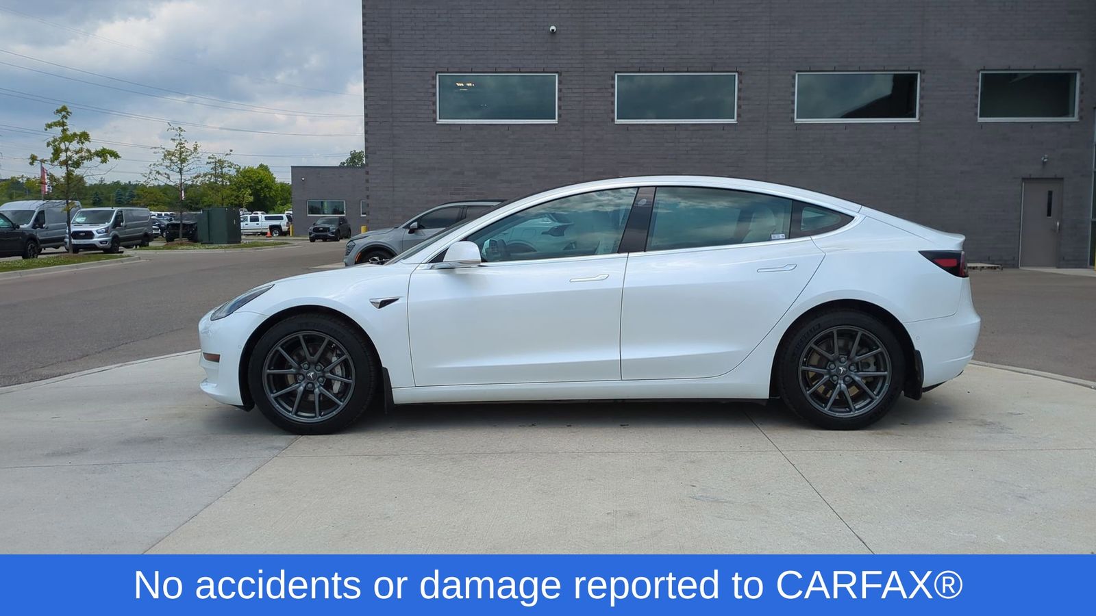 Used 2019 Tesla Model 3 Base with VIN 5YJ3E1EBXKF517731 for sale in Washington, MI