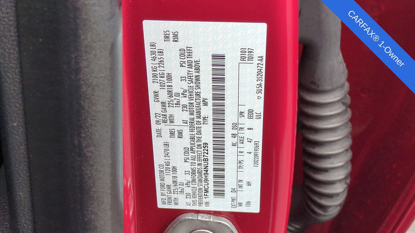 Thumbnail: 2022 Ford Escape - 38