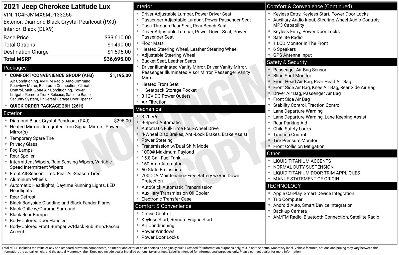 Thumbnail: 2021 Jeep Cherokee - 4