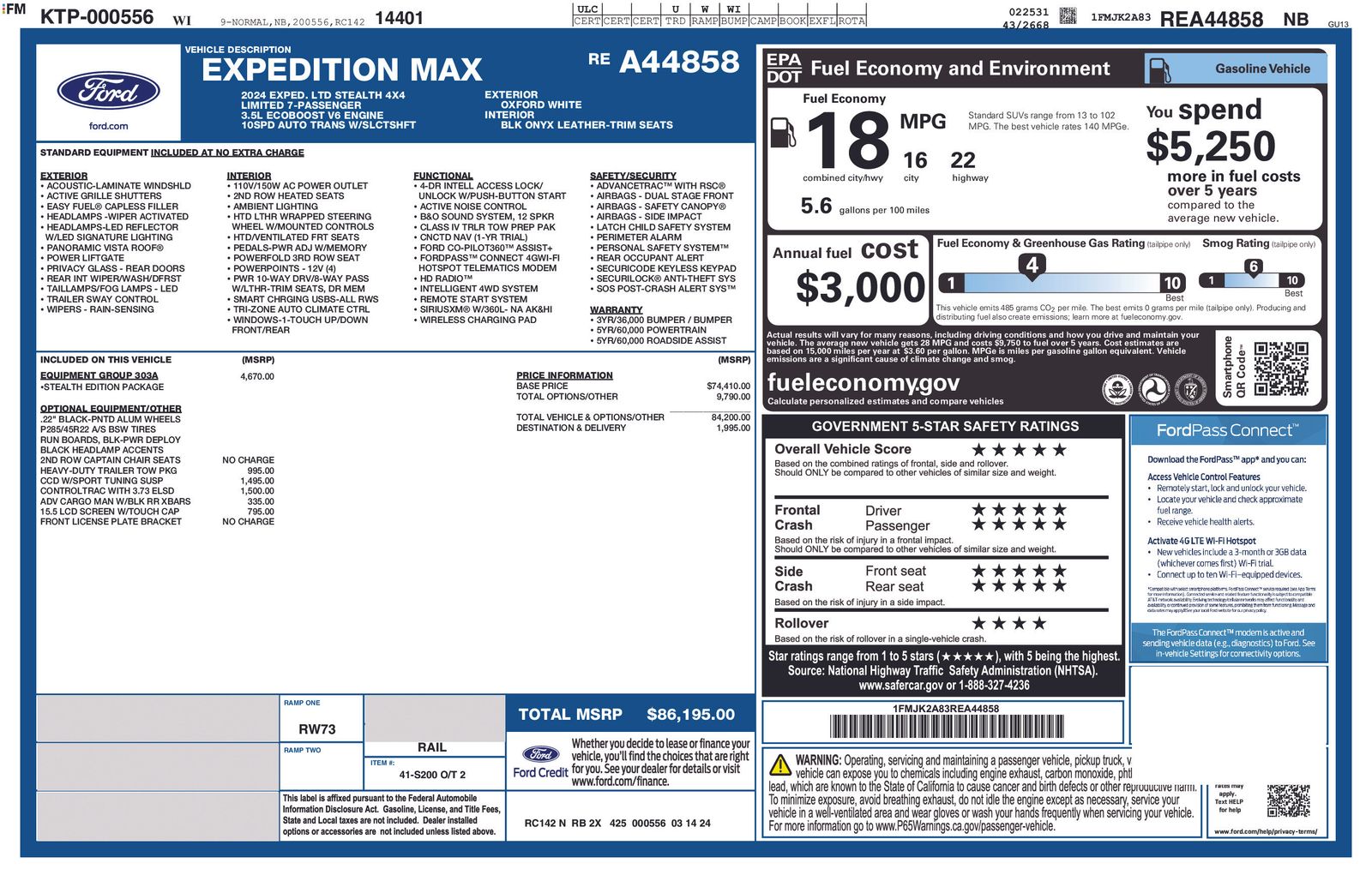 Thumbnail: 2024 Ford Expedition MAX - 5