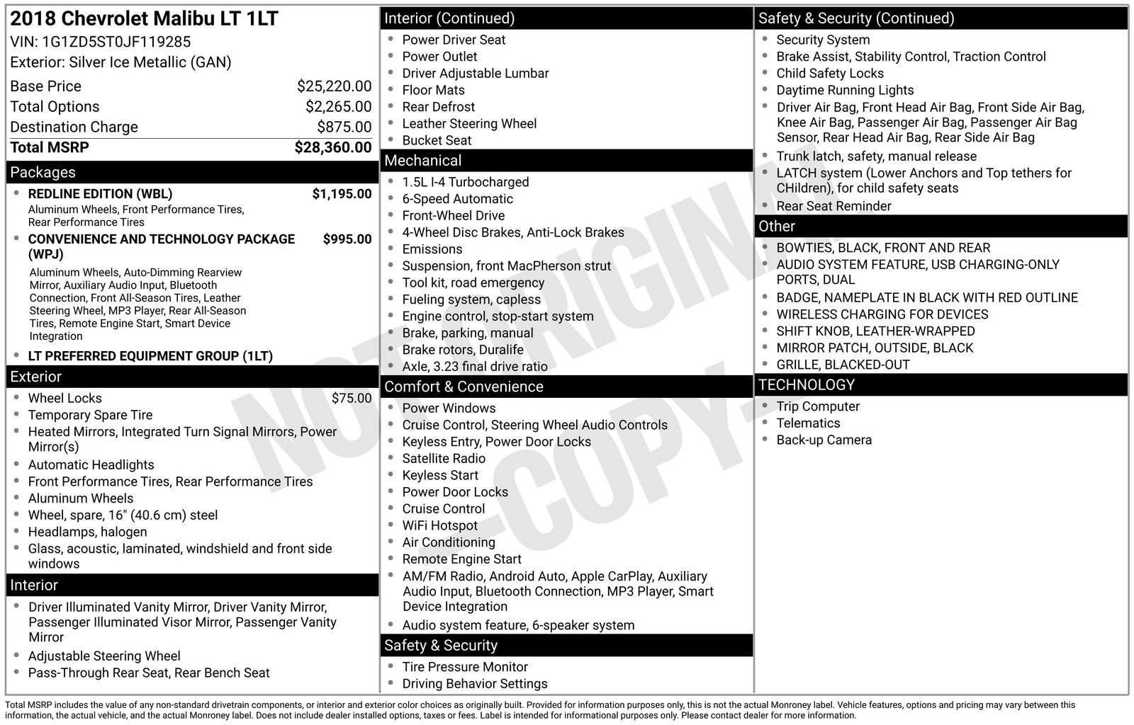 Thumbnail: 2018 Chevrolet Malibu - 4