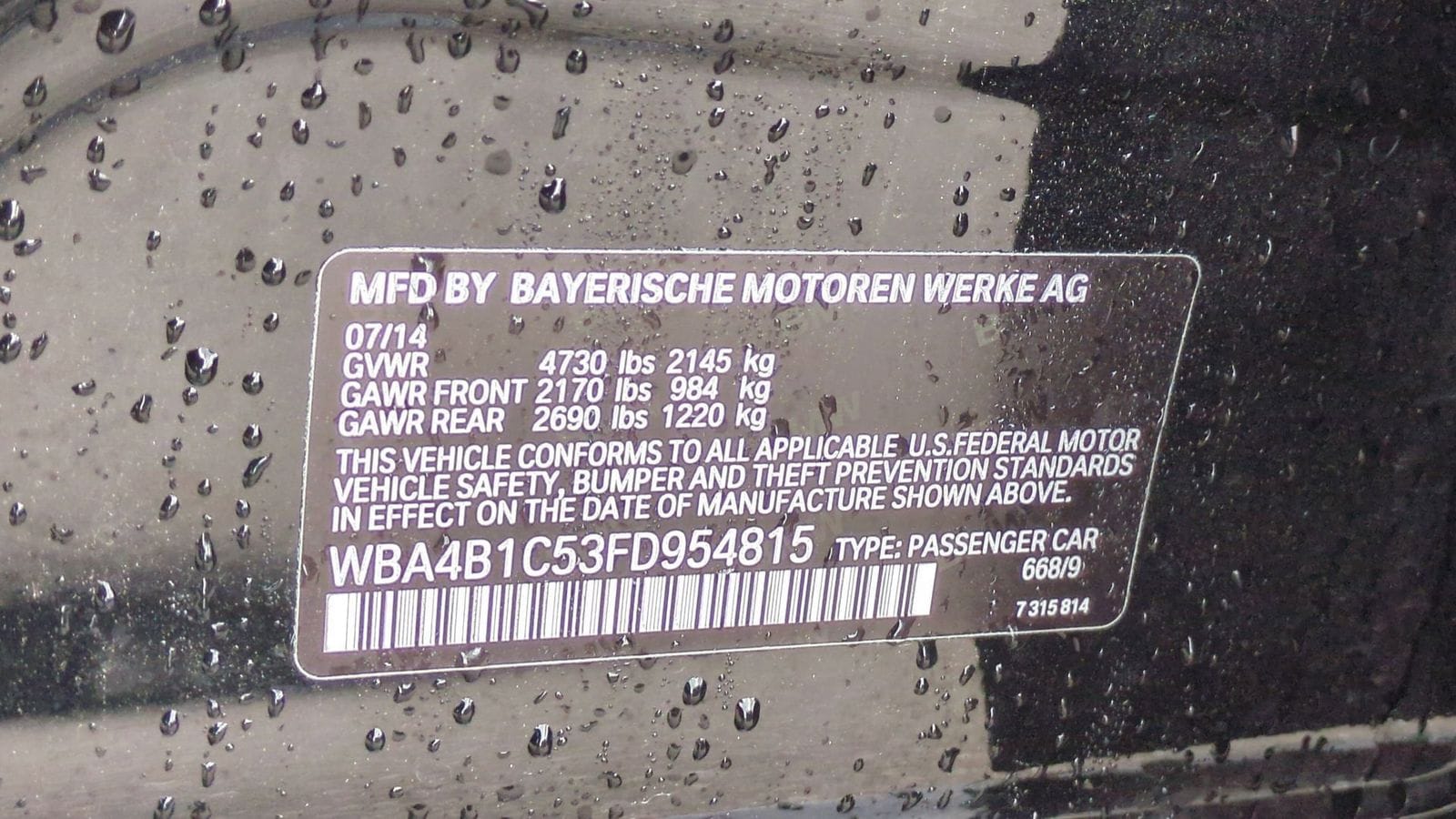 Thumbnail: 2015 BMW 4 Series - 45