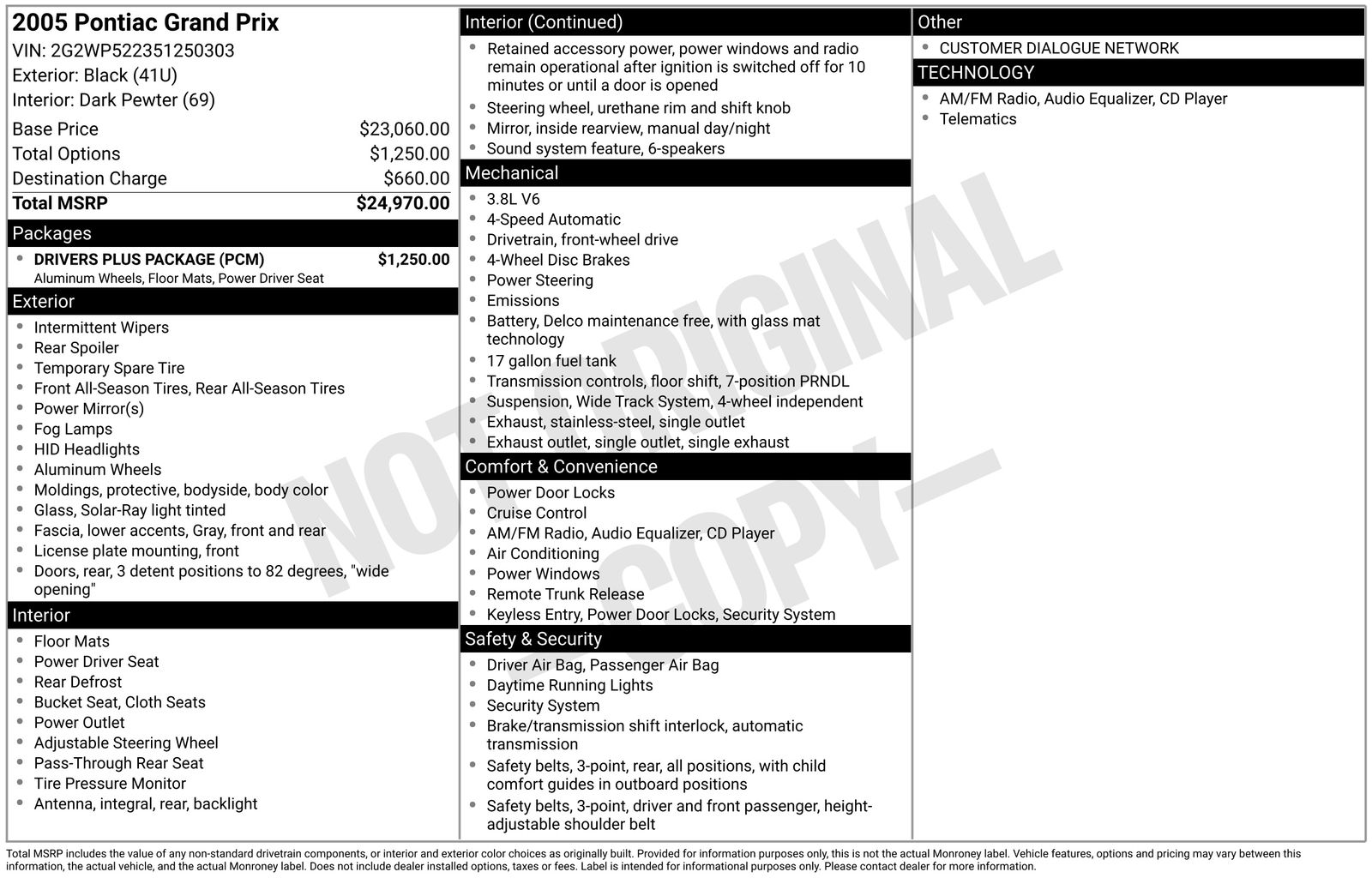 Thumbnail: 2005 Pontiac Grand Prix - 8