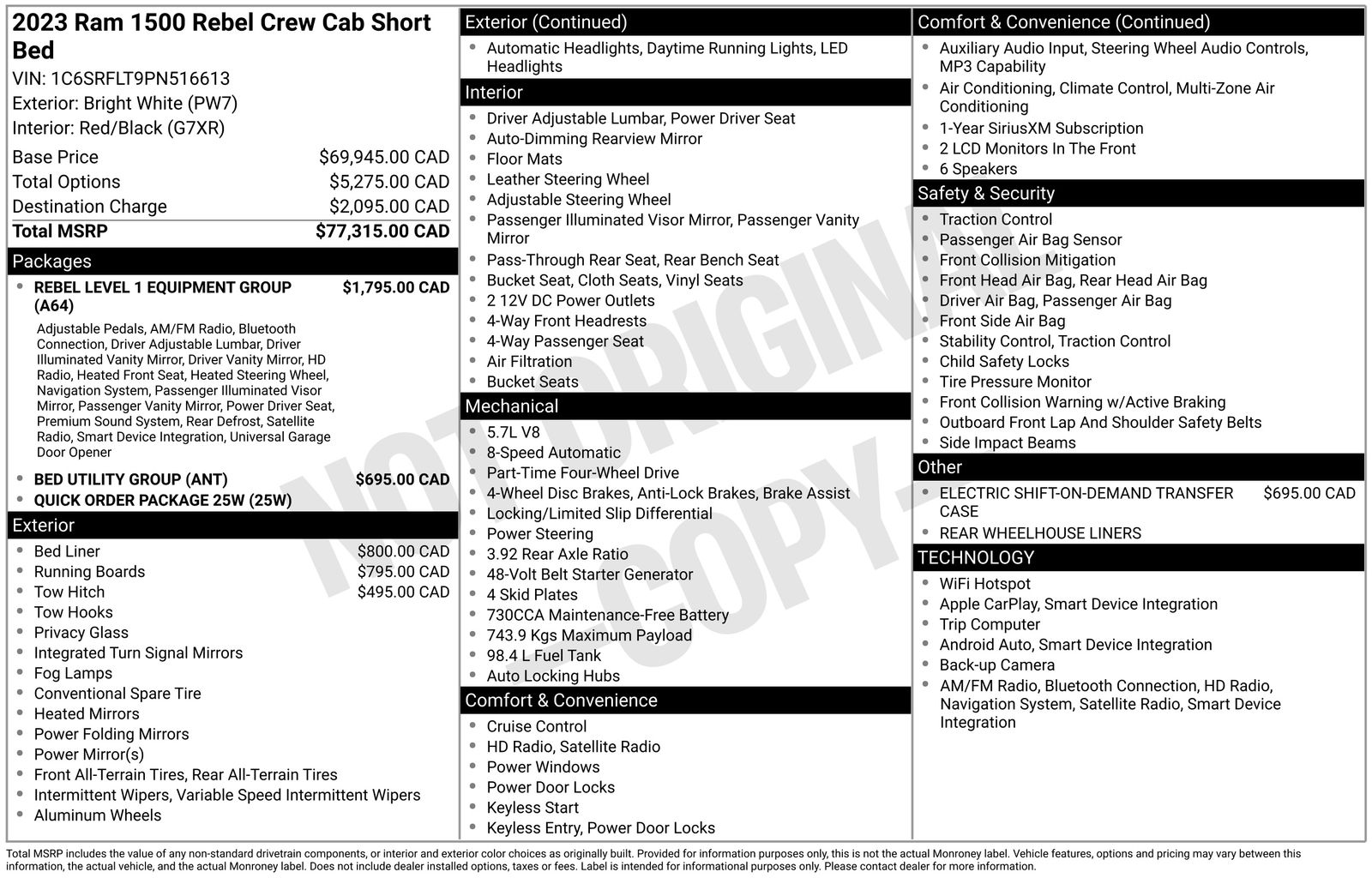 Thumbnail: 2023 RAM 1500 - 4