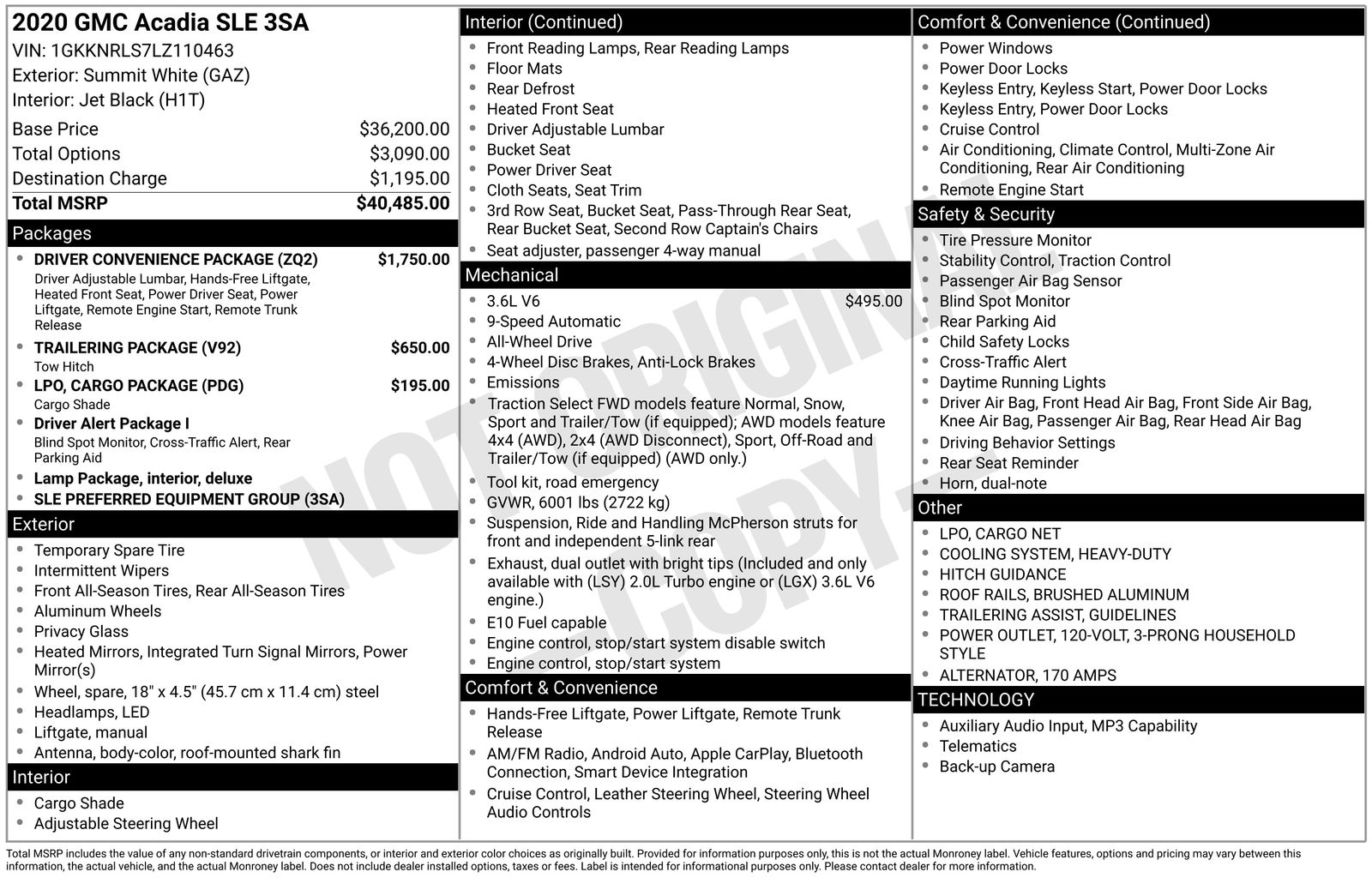 Thumbnail: 2020 GMC Acadia - 4