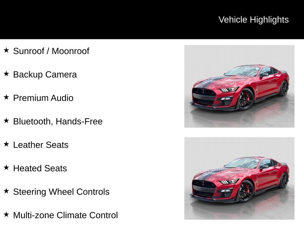 Used 2021 Ford Mustang Shelby GT500 Coupe