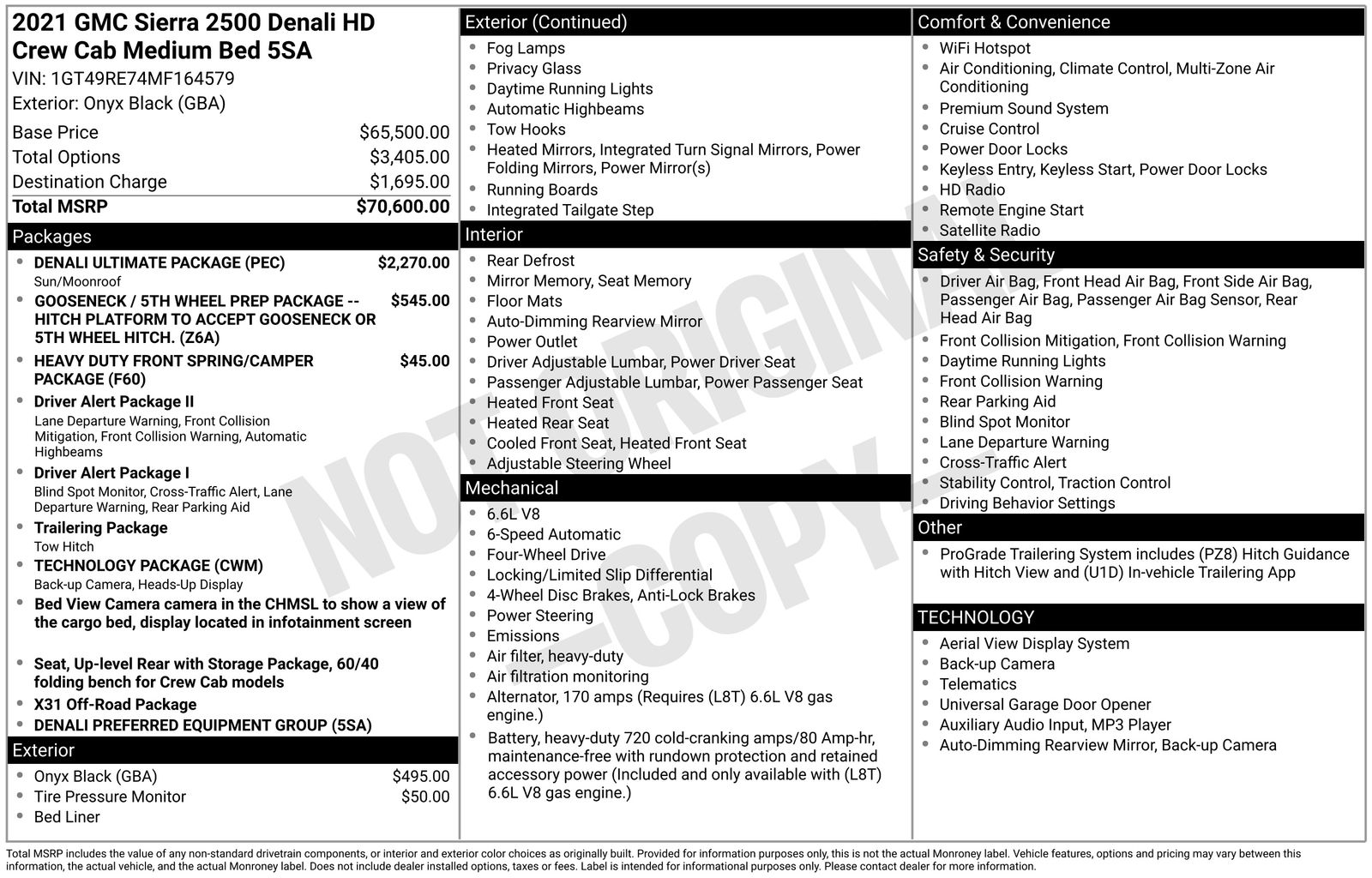 Thumbnail: 2021 GMC Sierra 2500 - 4