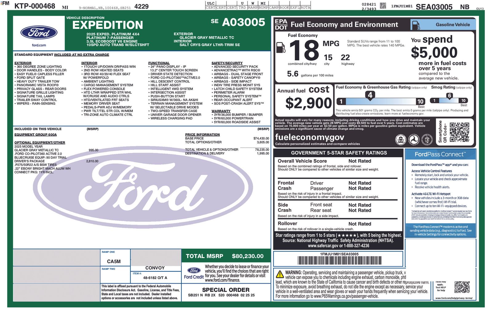 Thumbnail: 2025 Ford Expedition - 5