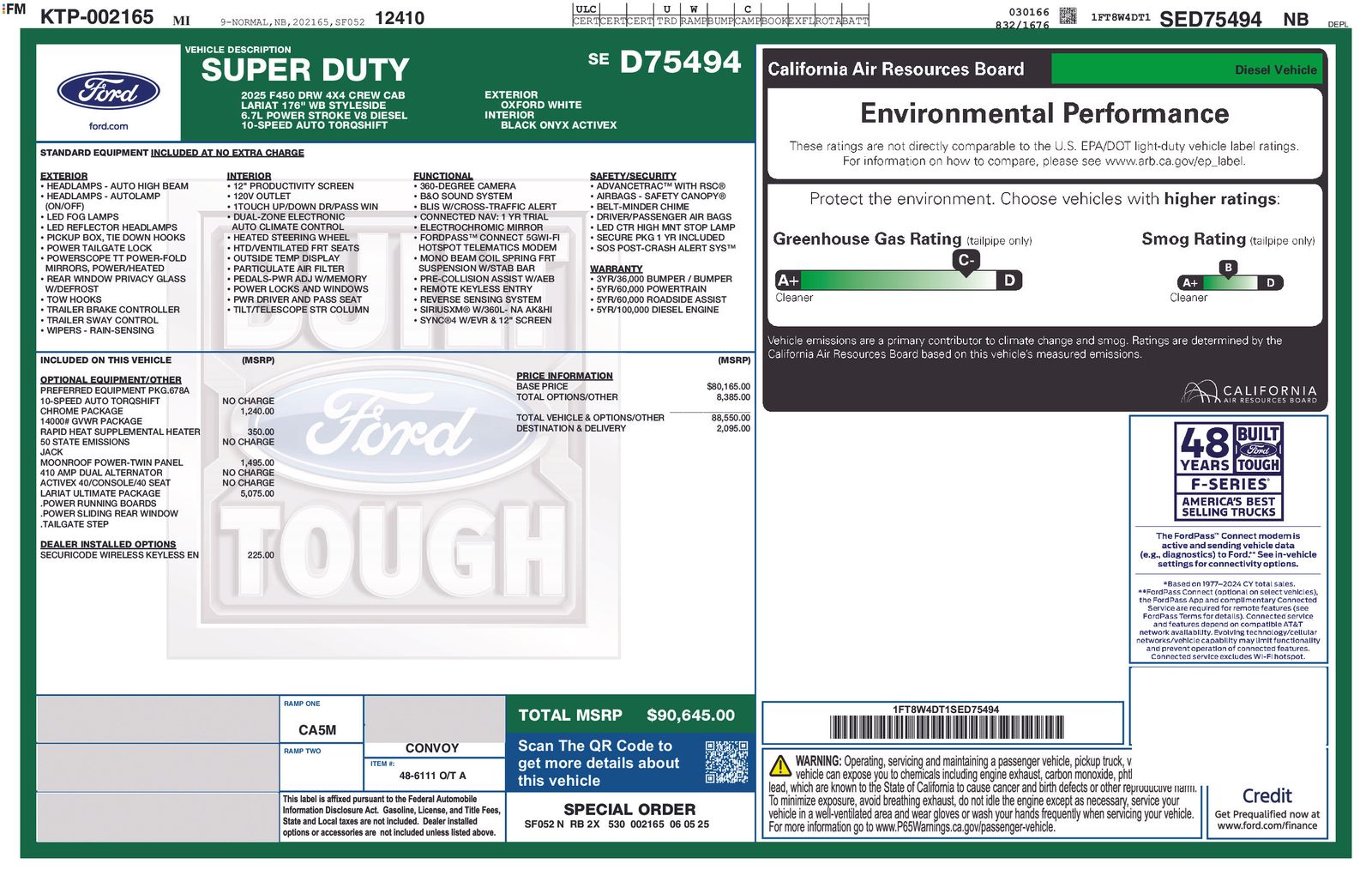 2025 Ford F-450 Lariat -
                  Washington, MI