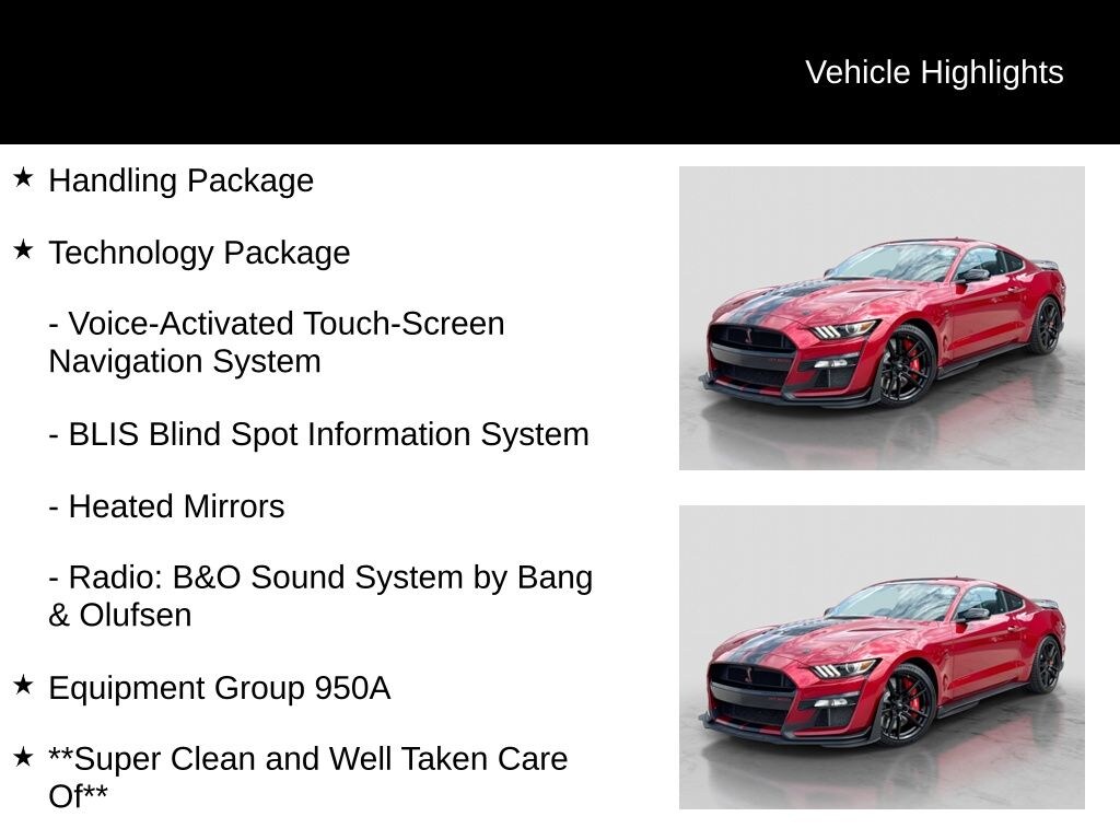Used 2021 Ford Mustang Shelby GT500 Coupe