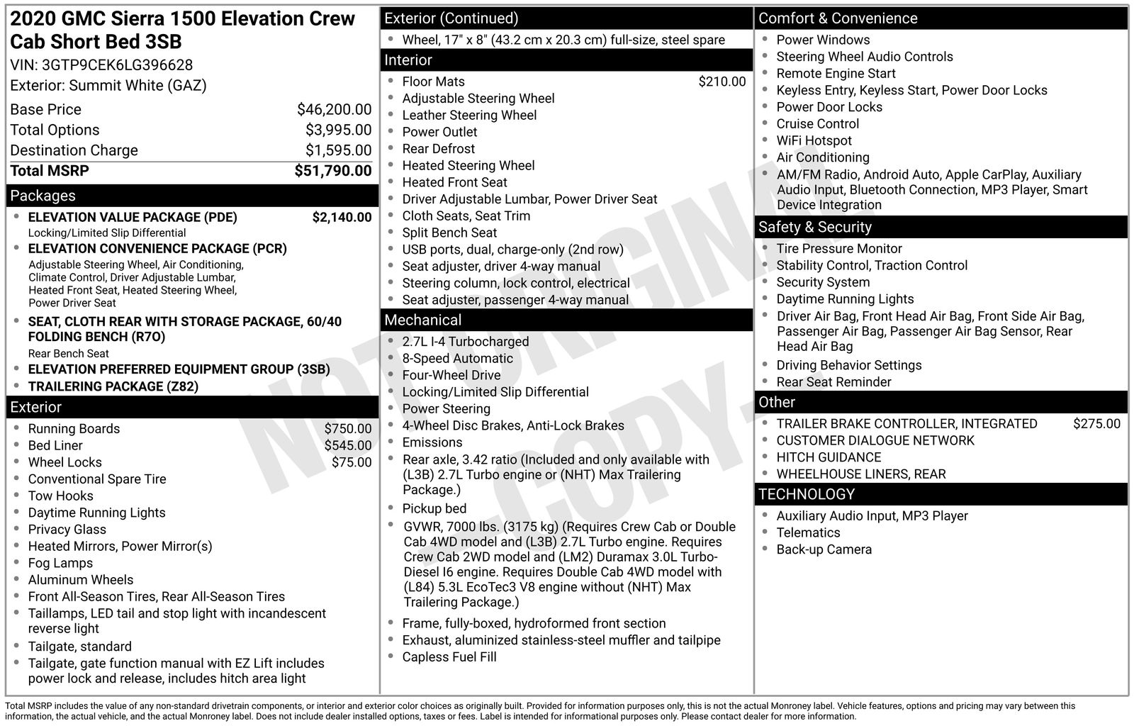 Thumbnail: 2020 GMC Sierra 1500 - 4