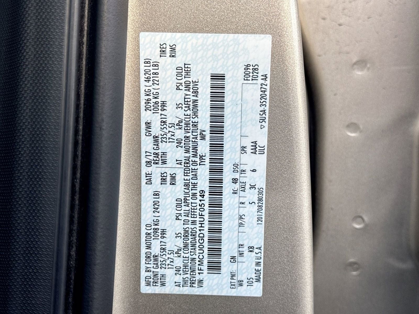 Thumbnail: 2017 Ford Escape - 37