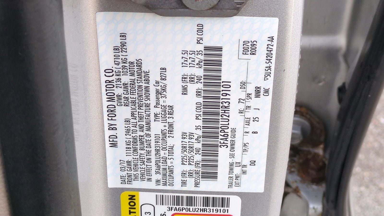 Thumbnail: 2017 Ford Fusion - 38