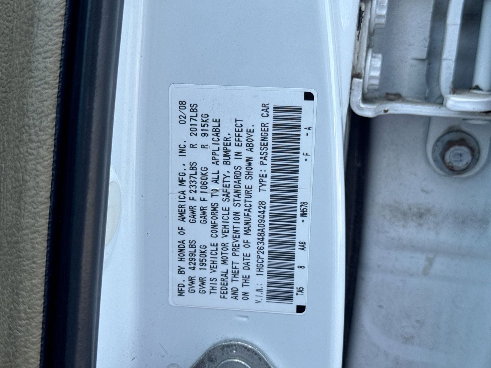 Thumbnail: 2008 Honda Accord - 16