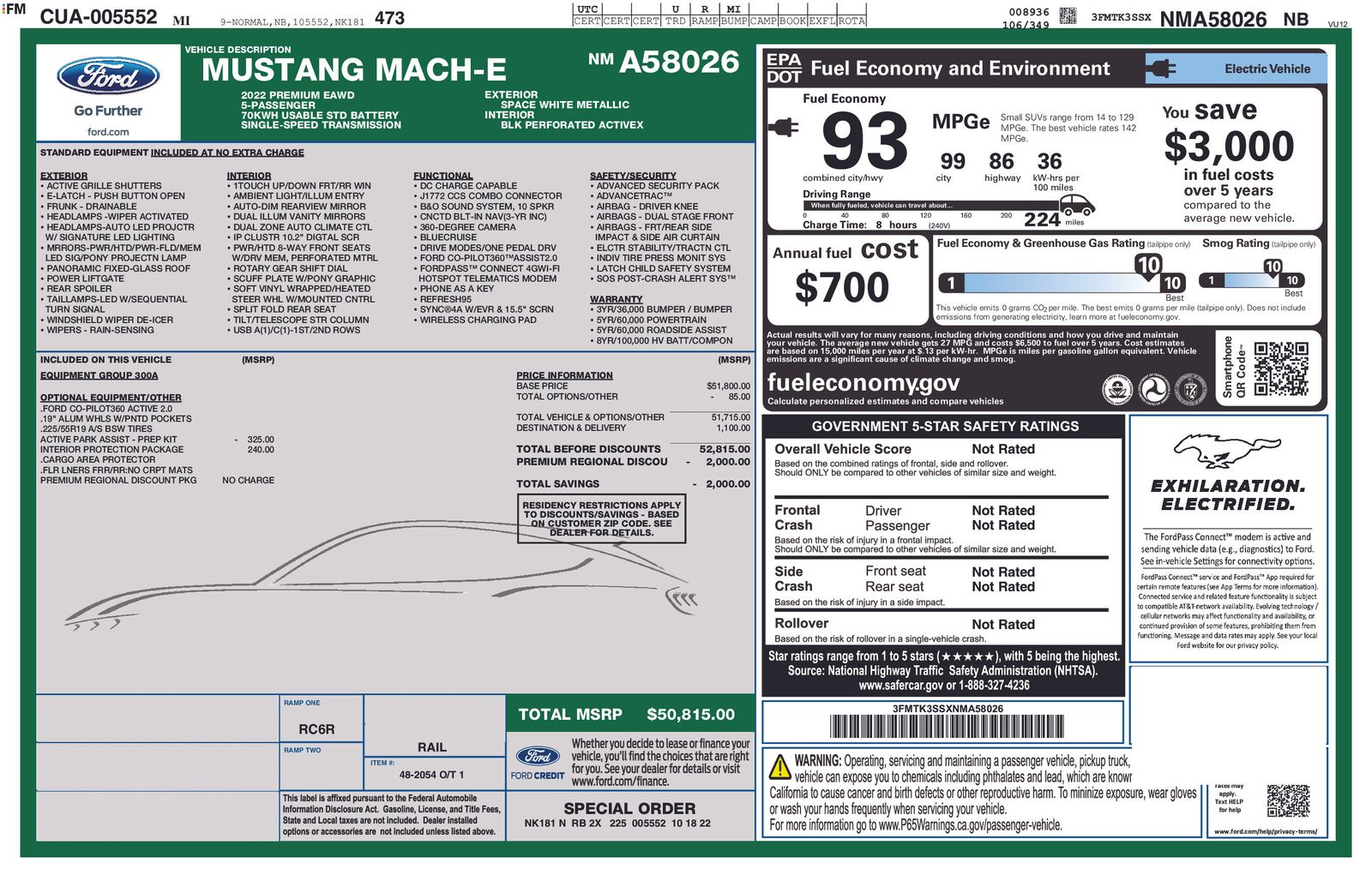 Thumbnail: 2022 Ford Mustang Mach-E - 4