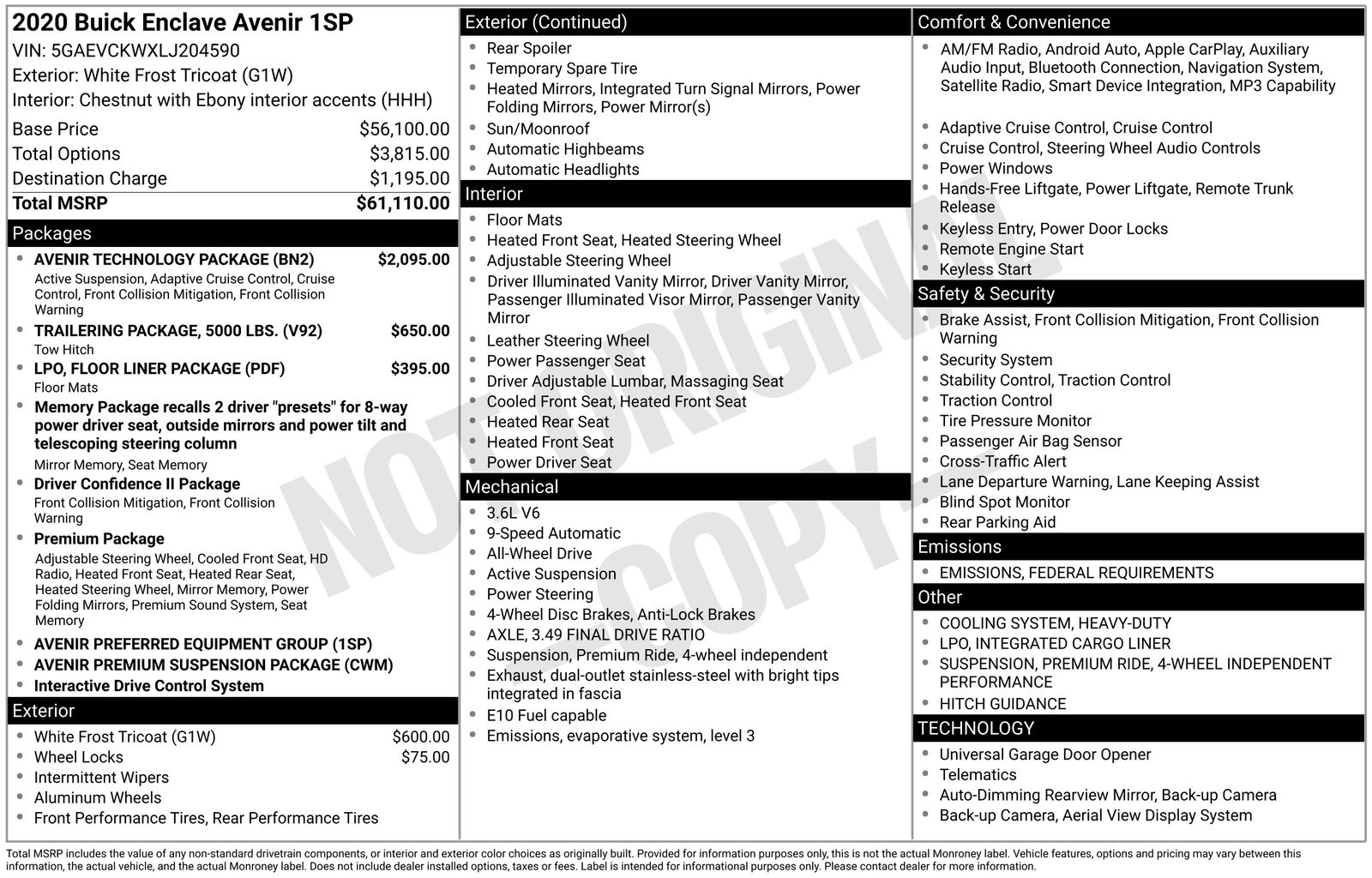 Thumbnail: 2020 Buick Enclave - 4