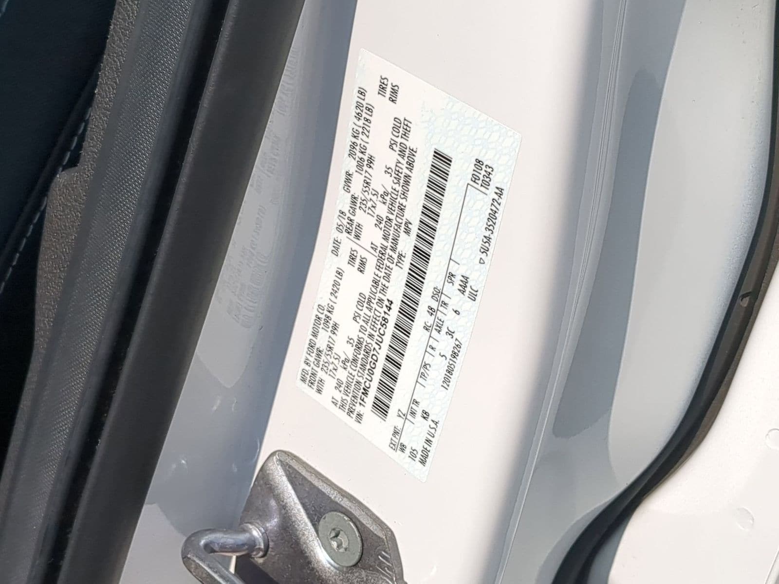 Thumbnail: 2018 Ford Escape - 37