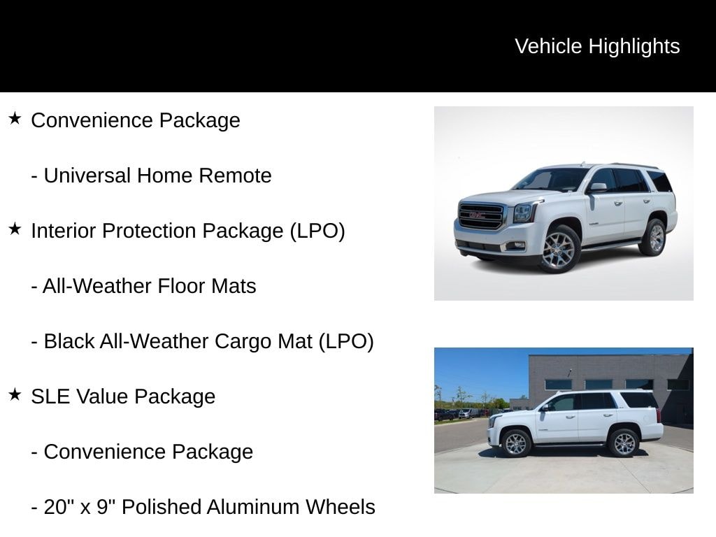 2019 GMC Yukon SLE 11