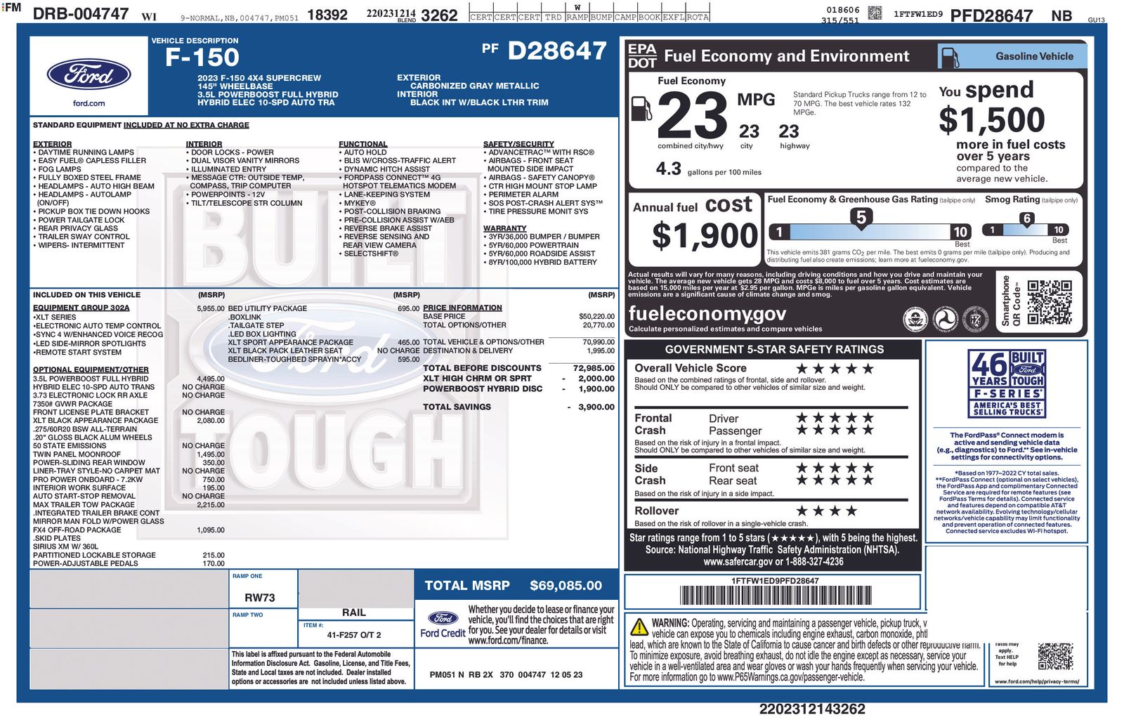 Thumbnail: 2023 Ford F-150 - 4