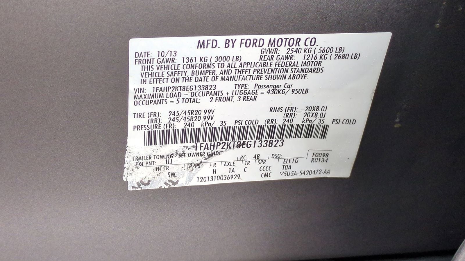 Thumbnail: 2014 Ford Taurus - 40