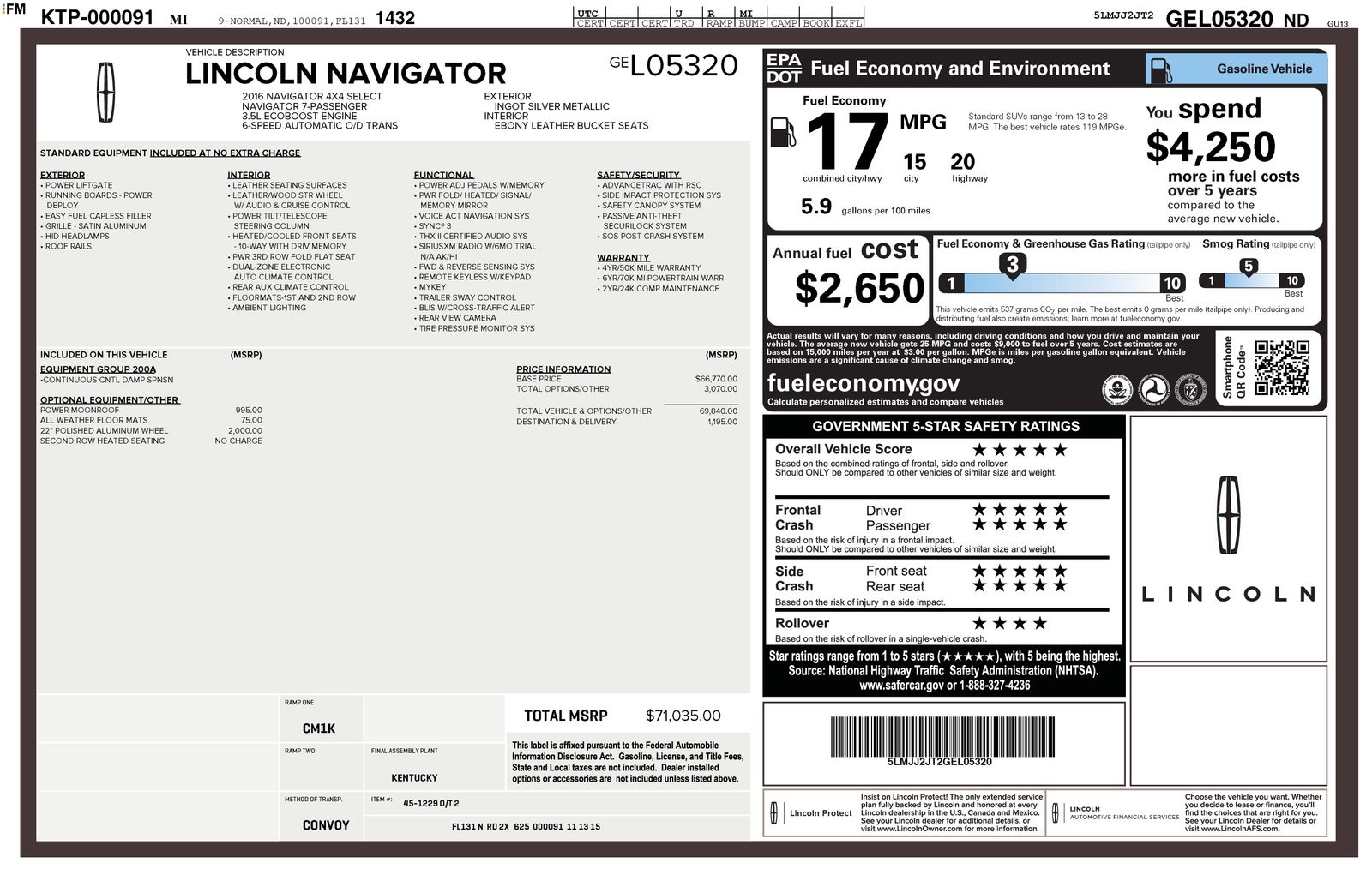 Thumbnail: 2016 Lincoln Navigator - 4