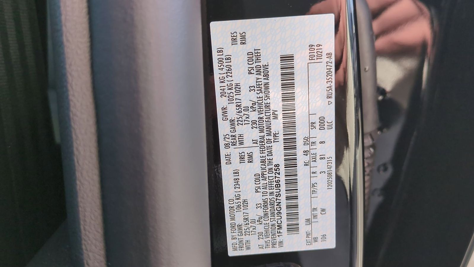 Thumbnail: 2025 Ford Escape - 36