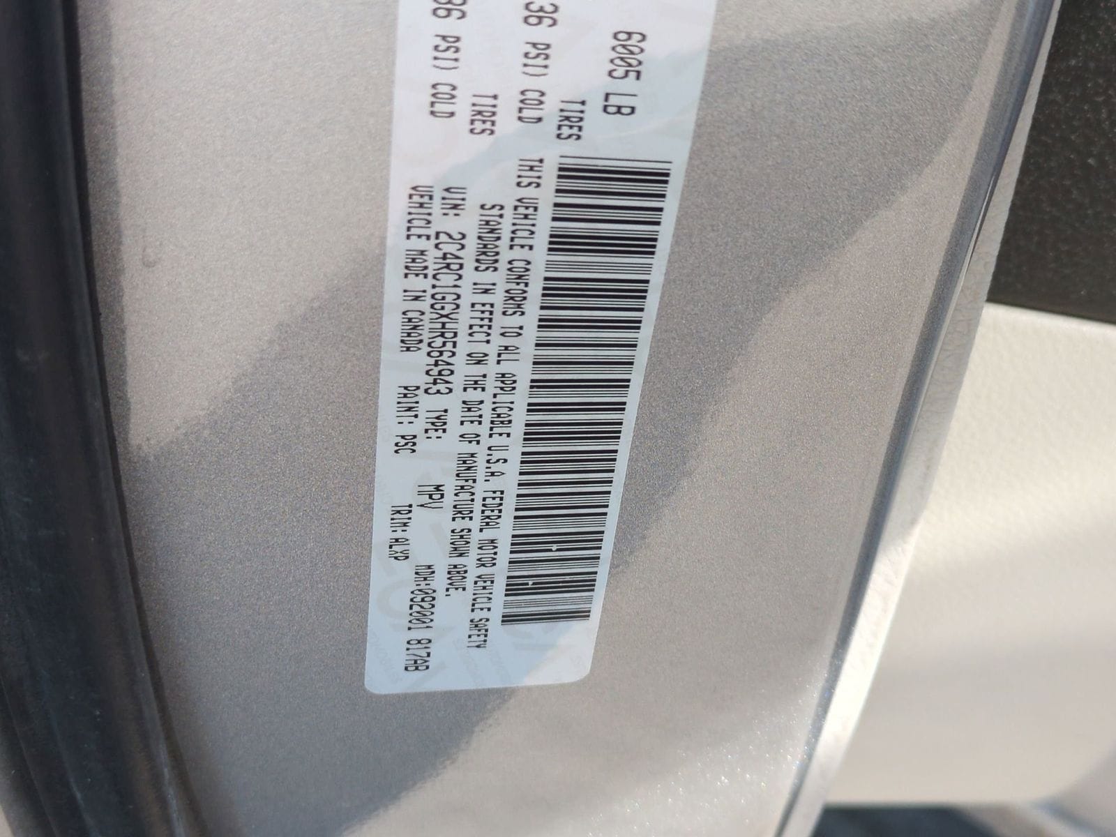 Thumbnail: 2017 Chrysler Pacifica - 45