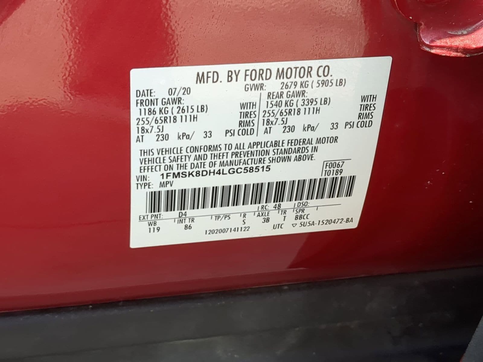 Thumbnail: 2020 Ford Explorer - 40