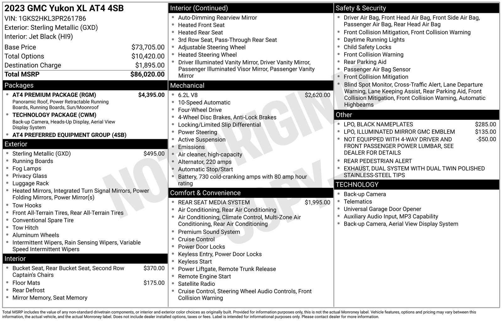 Thumbnail: 2023 GMC Yukon XL - 4