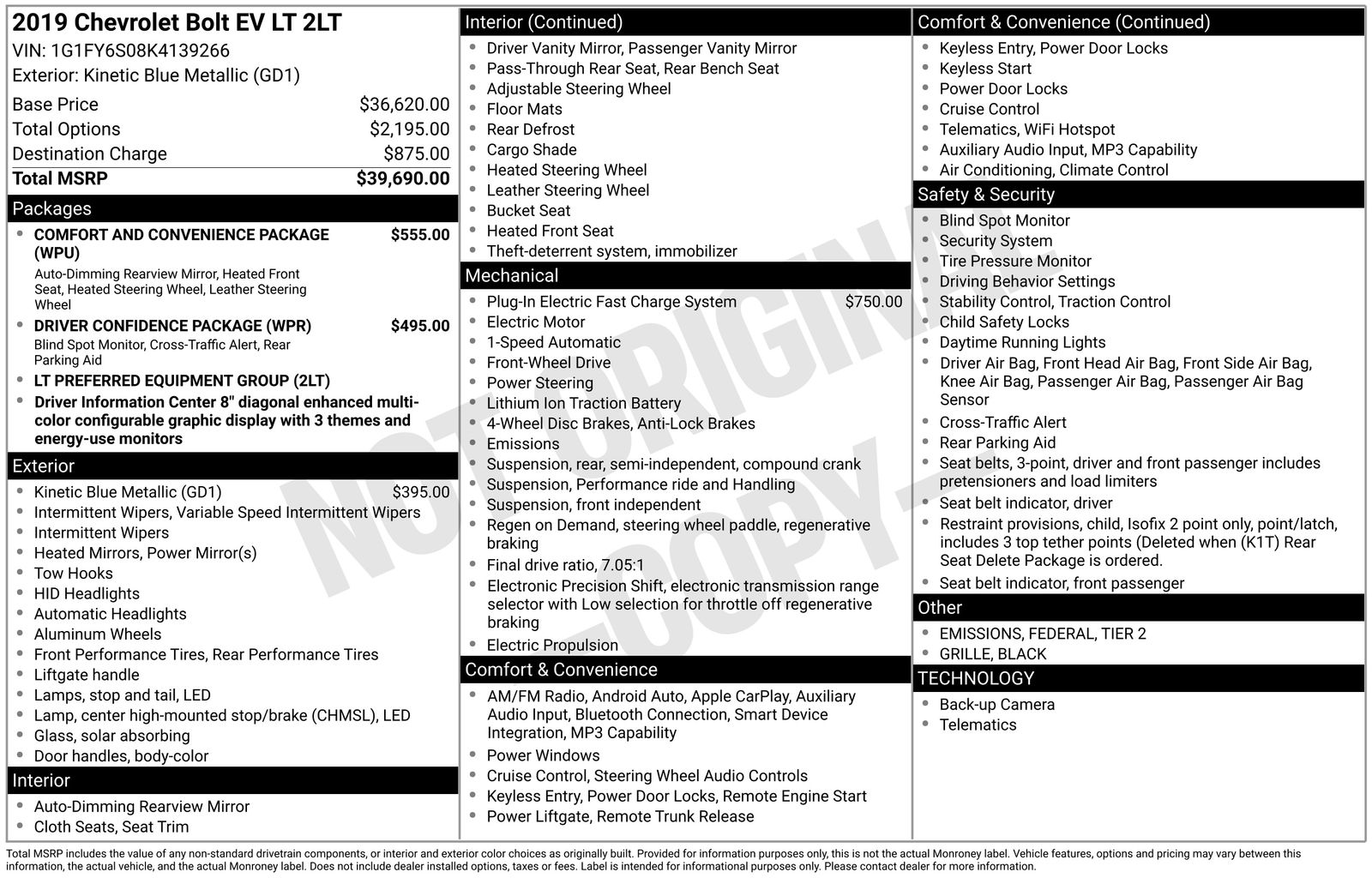 Thumbnail: 2019 Chevrolet Bolt EV - 4