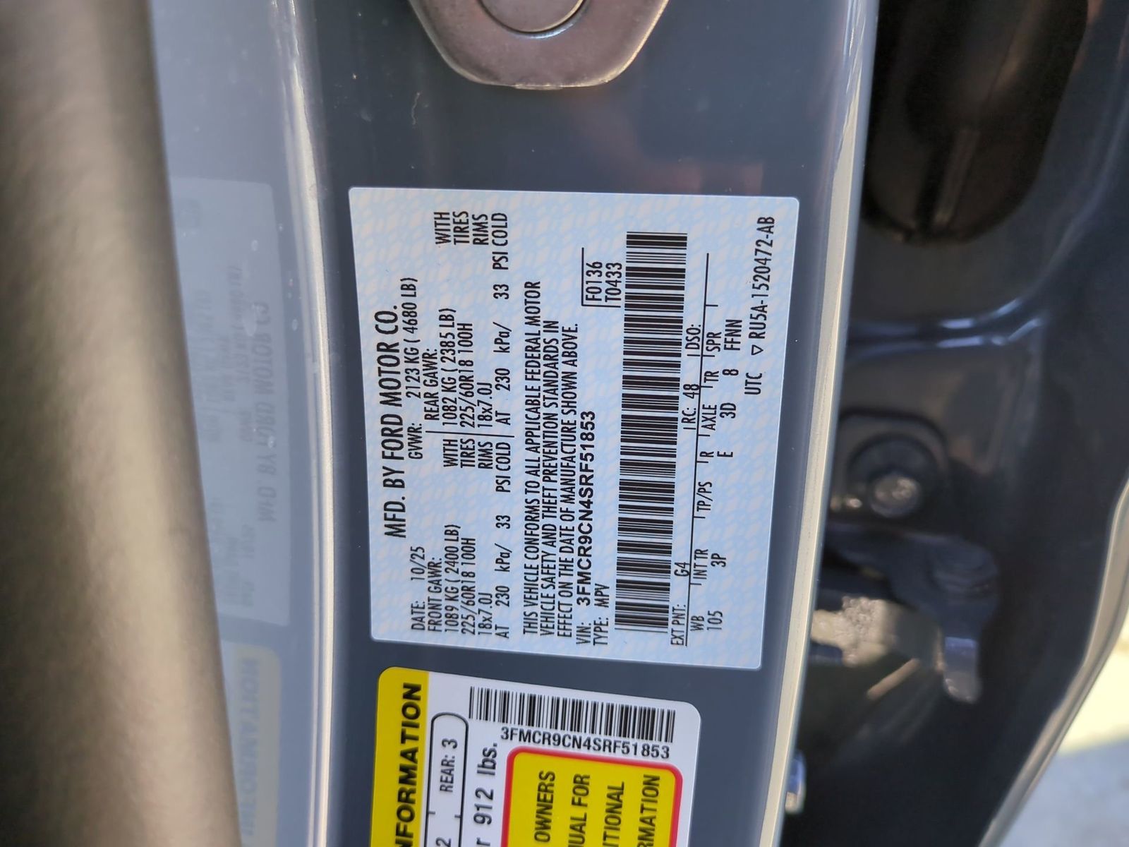 Thumbnail: 2025 Ford Bronco Sport - 33