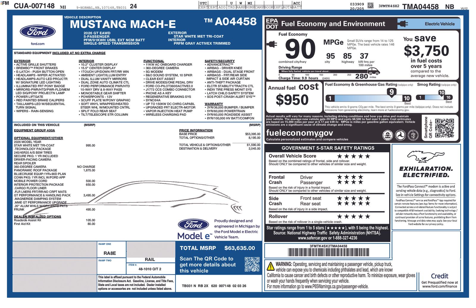 Thumbnail: 2026 Ford Mustang Mach-E - 5