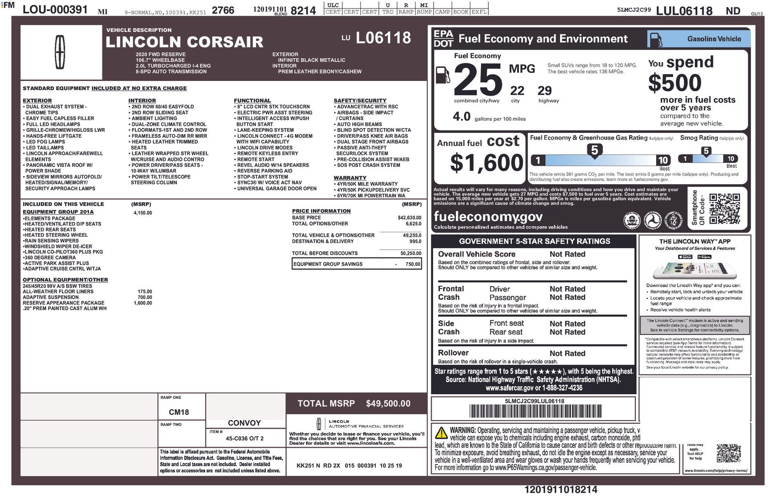 Thumbnail: 2020 Lincoln Corsair - 4