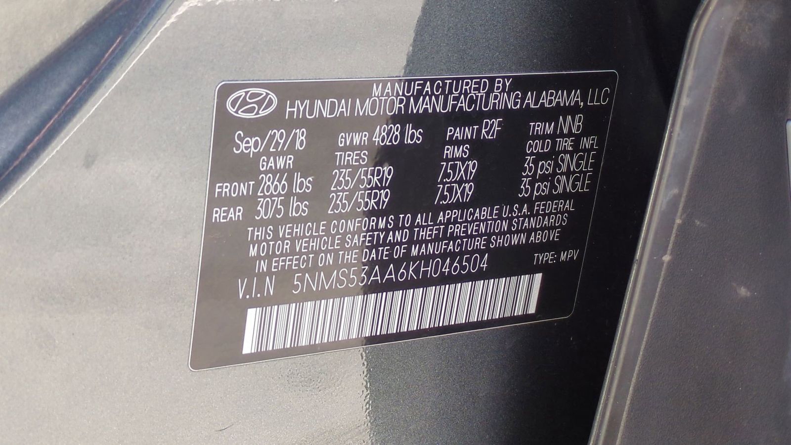 Thumbnail: 2019 Hyundai Santa Fe - 40