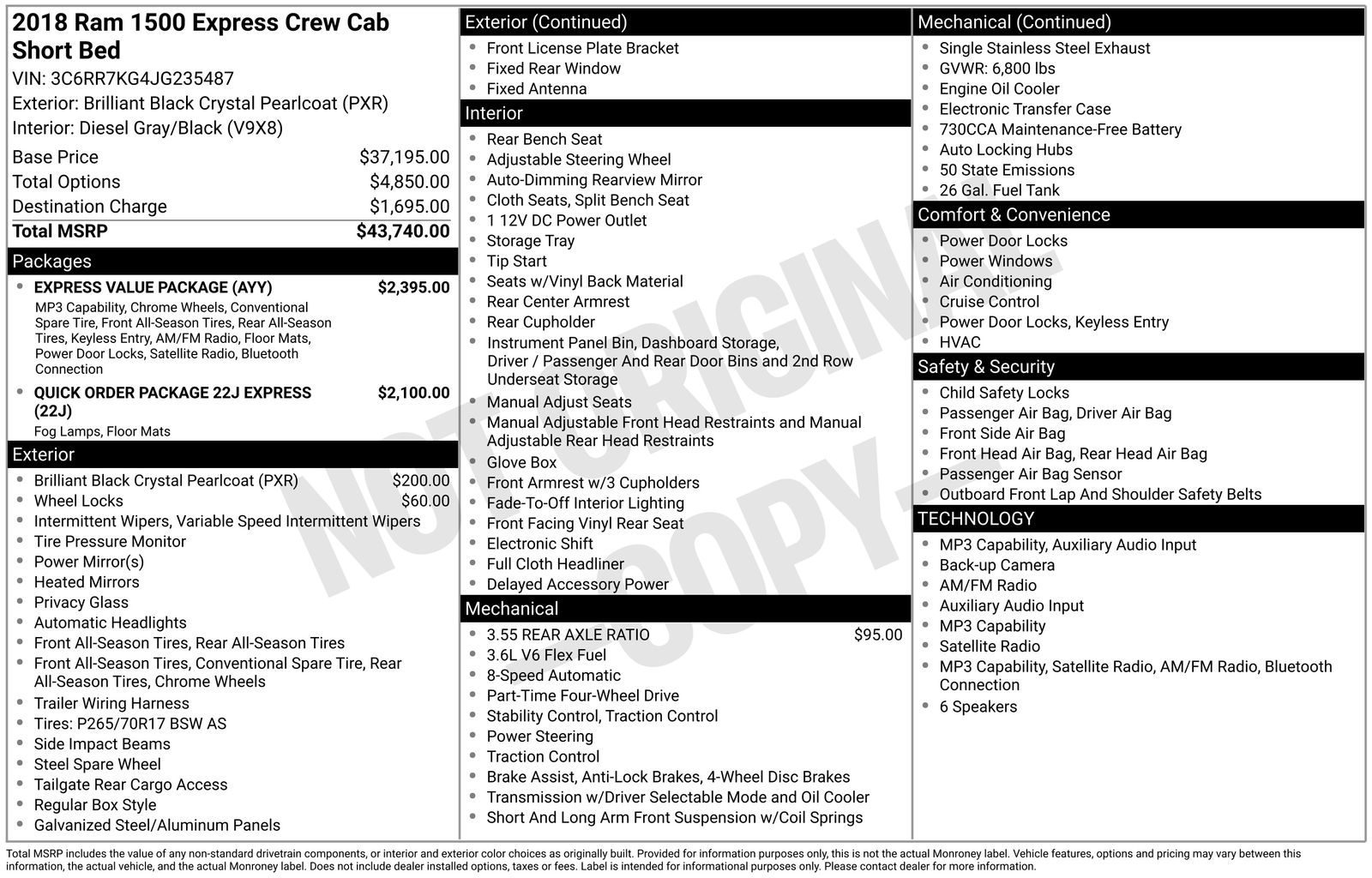 Thumbnail: 2018 RAM 1500 - 4